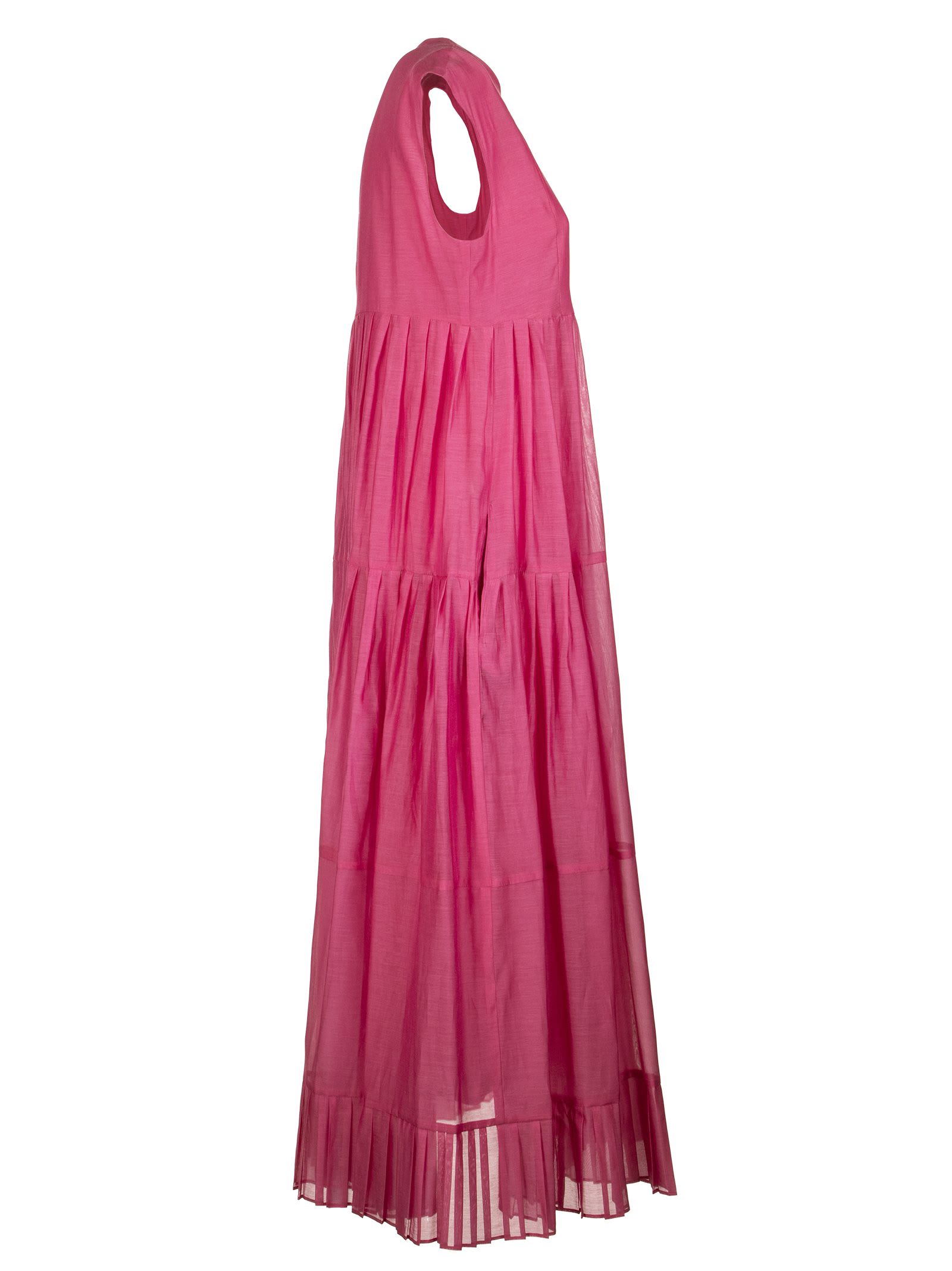 max mara silk and cotton voile dress