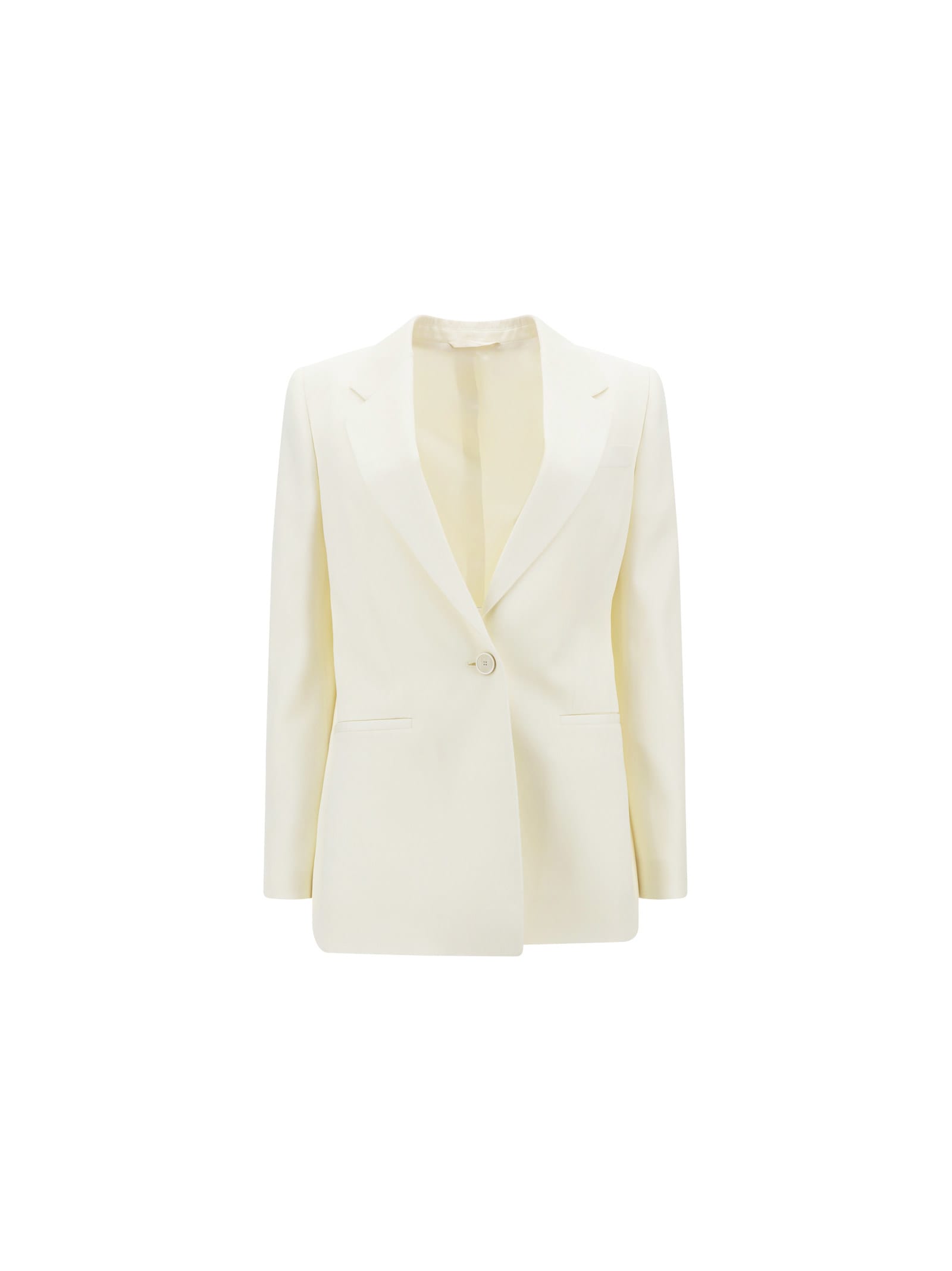 Shop Givenchy Blazer Jacket In Bianco