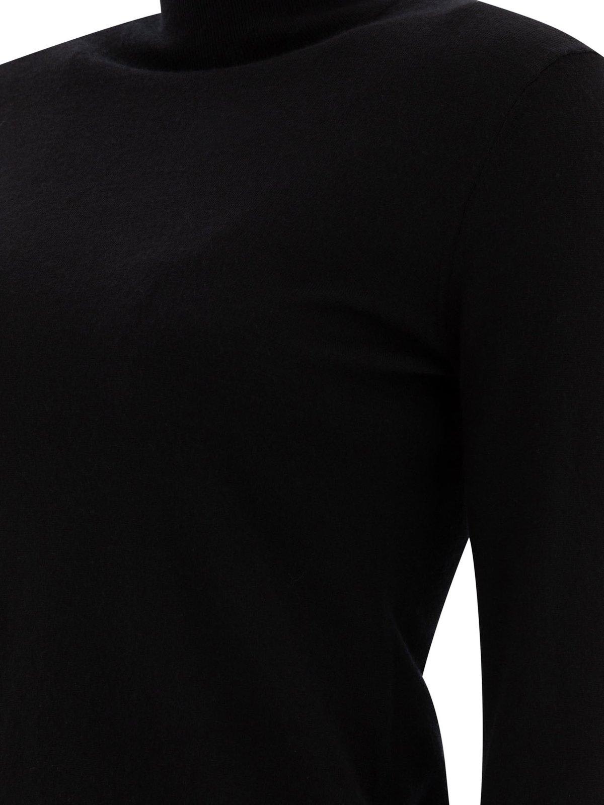 Max Mara Adda Cashmere Turtleneck Sweater In Black