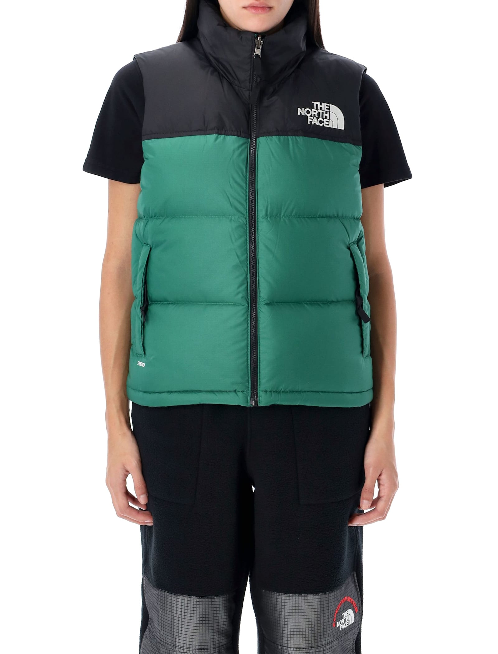 Shop The North Face 1996 Retro Nuptse Vest In Green