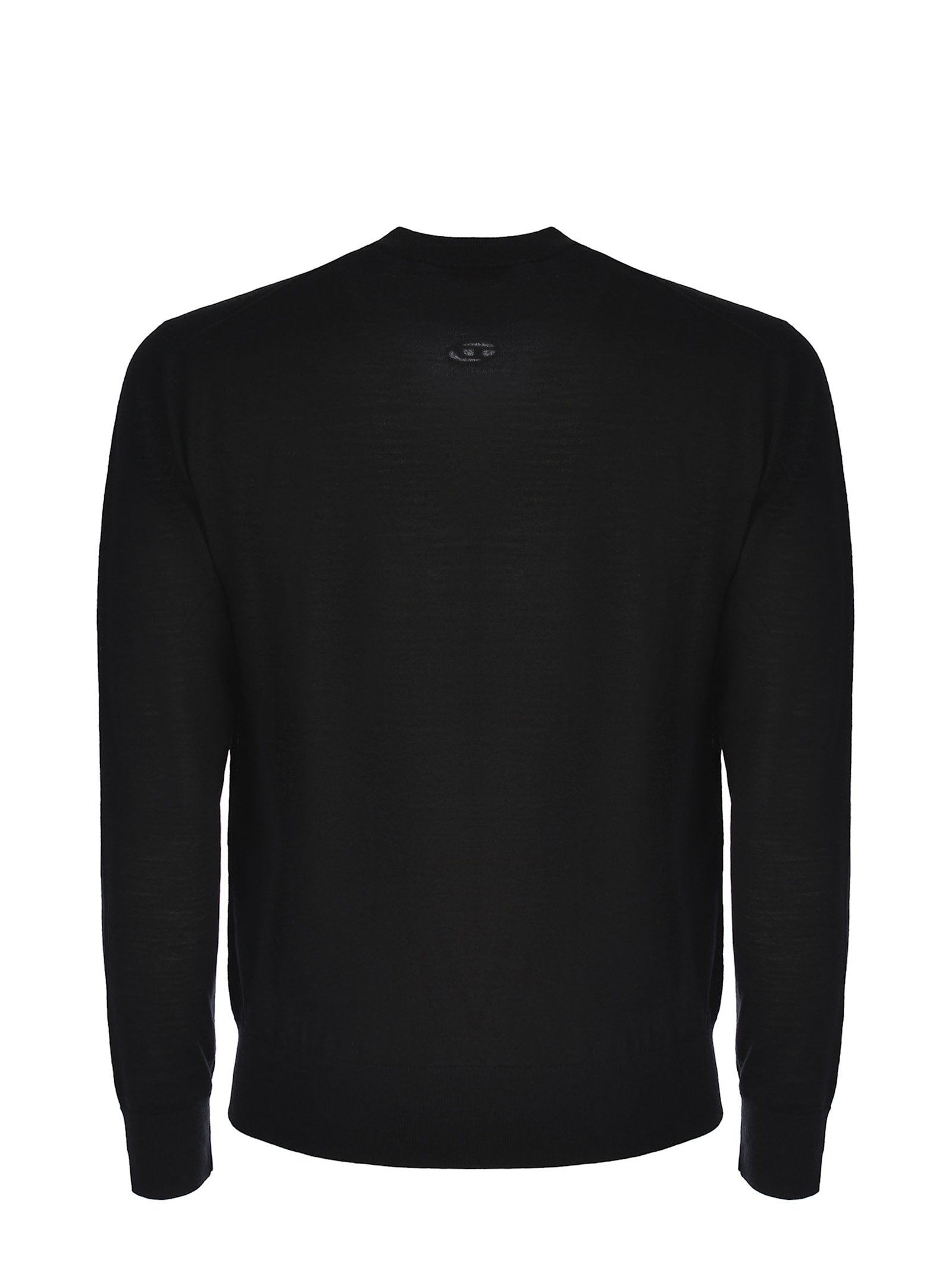 Shop Diesel Pullover  Made Of Wool In Black