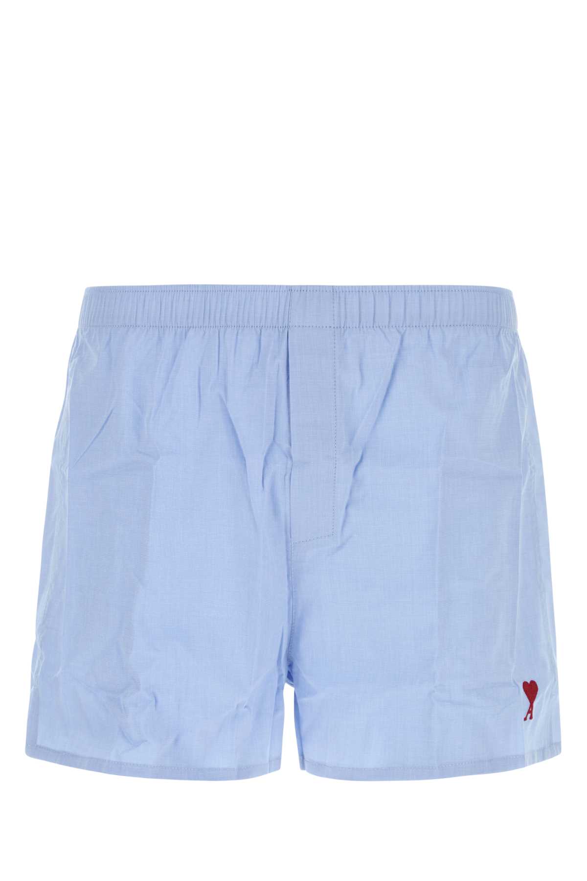 Light Blue Cotton Boxer