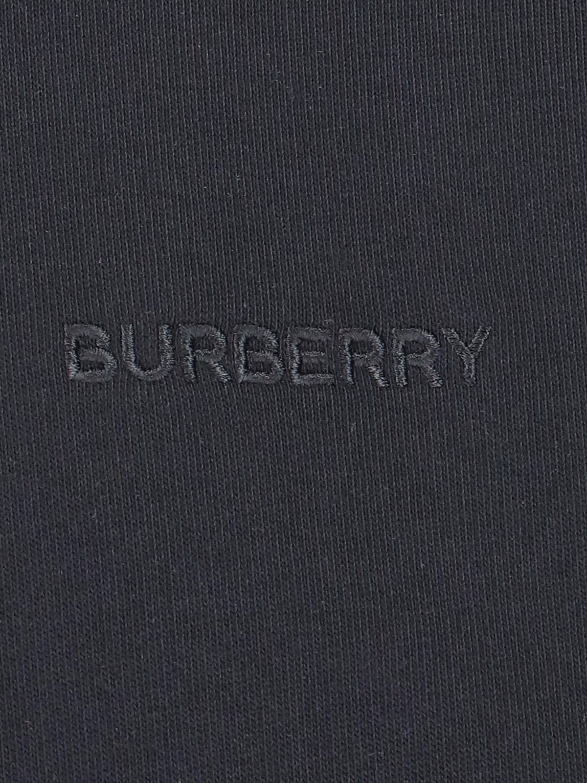 Shop Burberry Ekd Check Crewneck Sweatshirt In Black