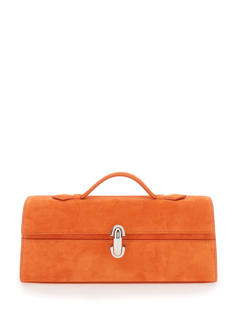 Slim Symmetry Pochette In Suede