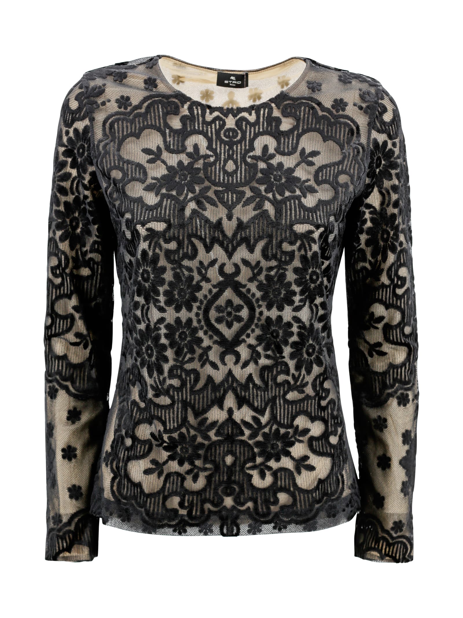 Top With Jacquard Effect