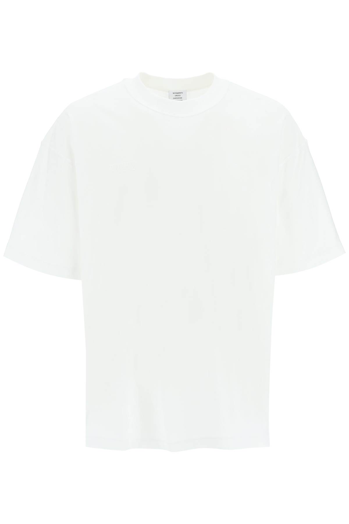 Vetements Inside-out Effect Oversized T-shirt In White | ModeSens