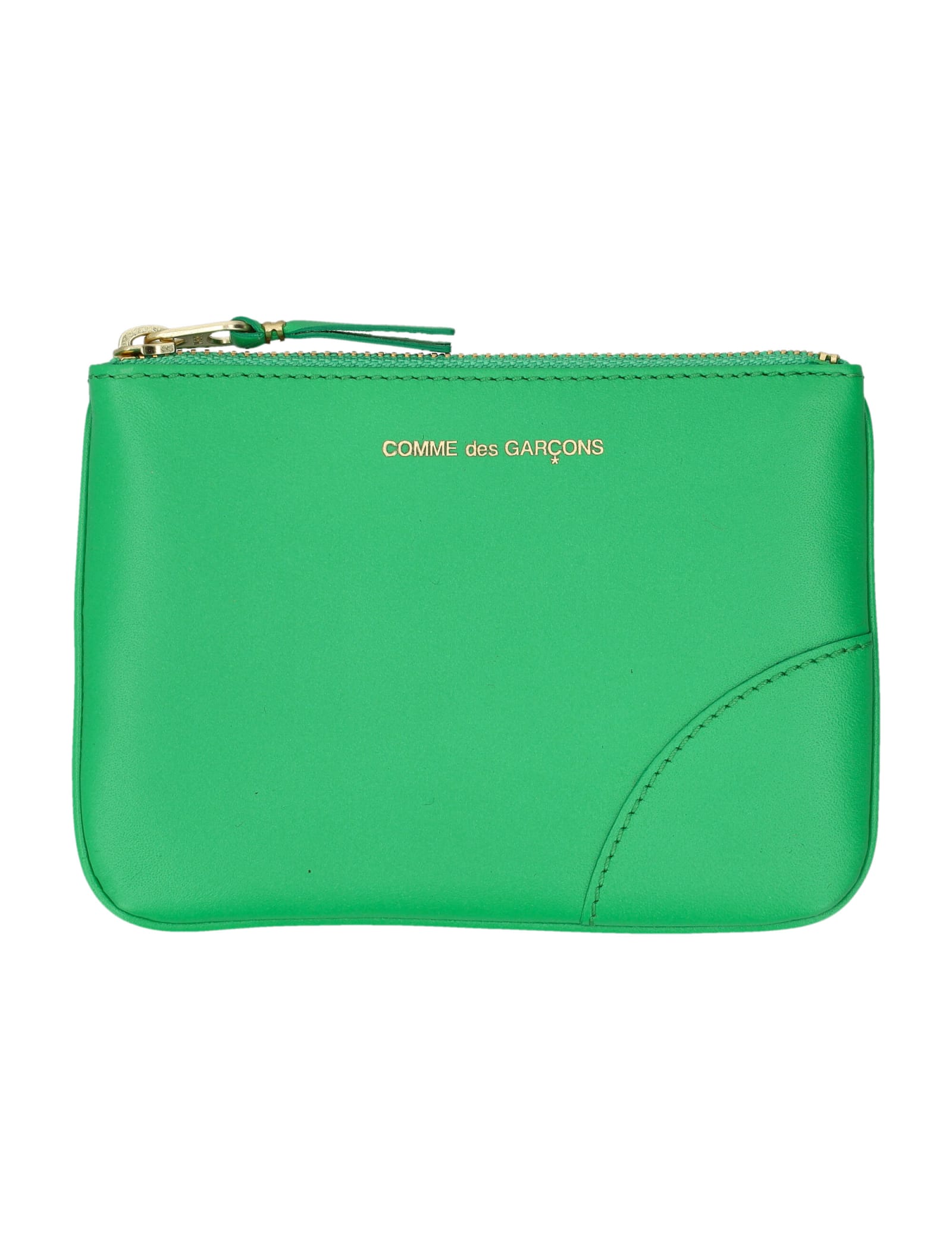 Comme Des Garçons Xsmall Classic Pouch In Green