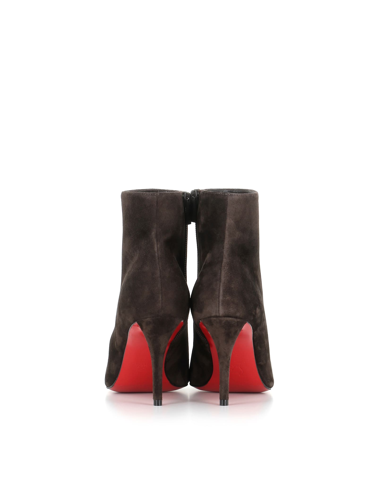 Christian Louboutin Ankle Boot Miss Z Booty 80 In Brown