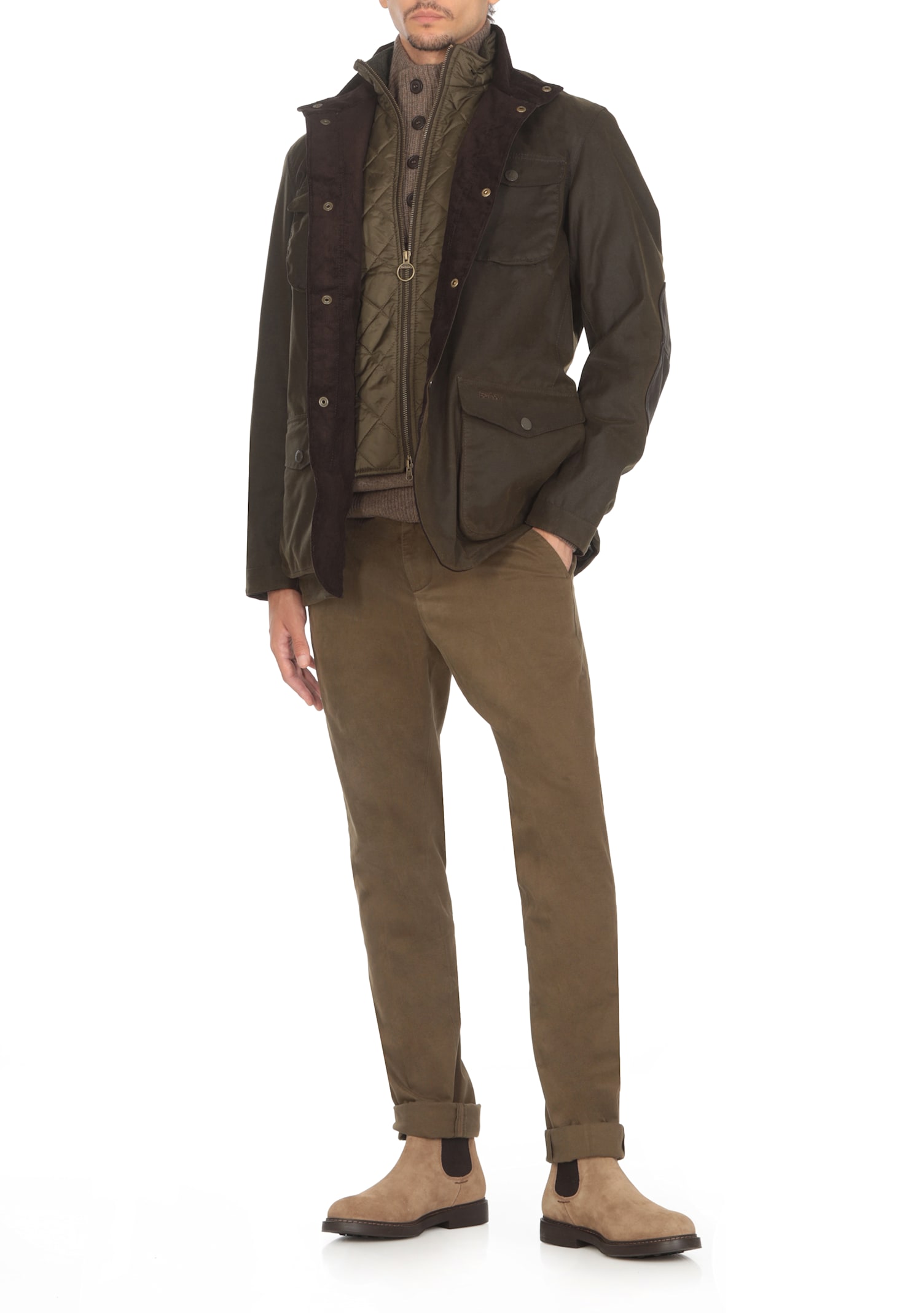 Shop Barbour Ogston Jacket In Green