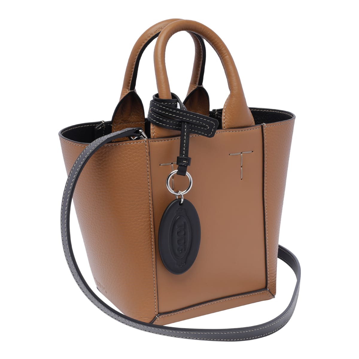 Shop Tod's Tods Double Up Shopping Bag In Brown