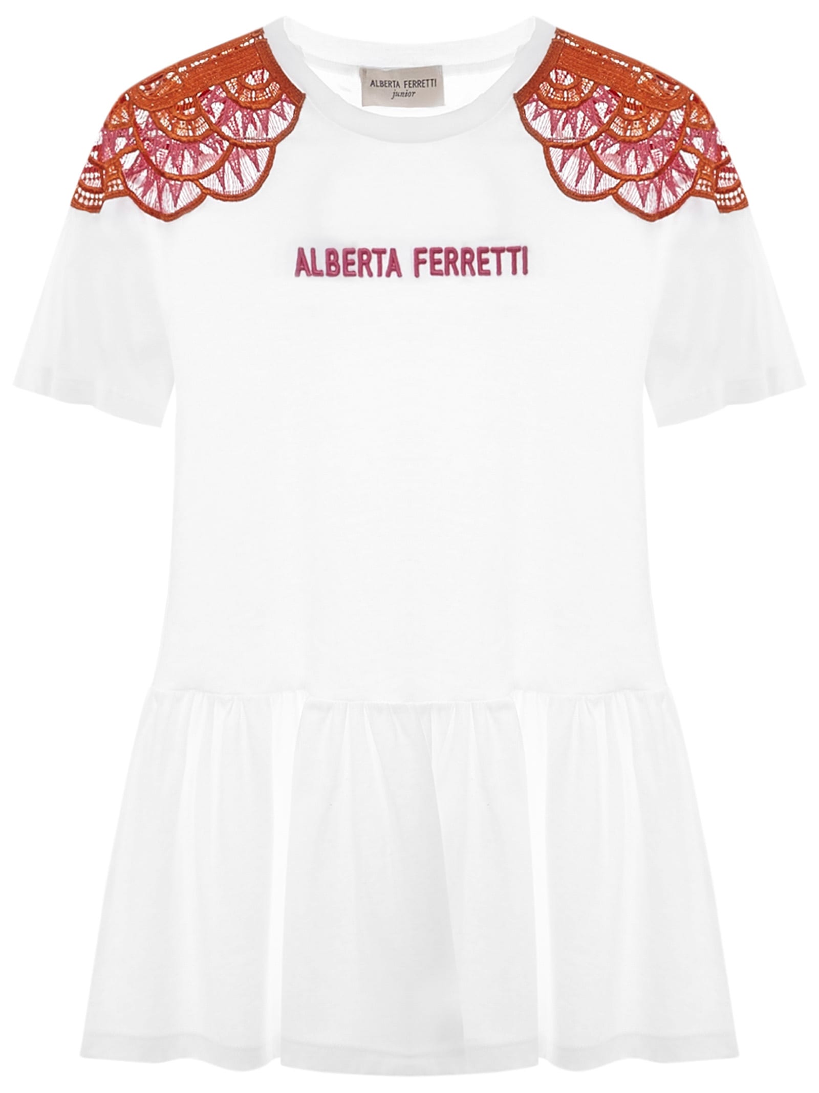Alberta Ferretti Kids' Junior Dress In White