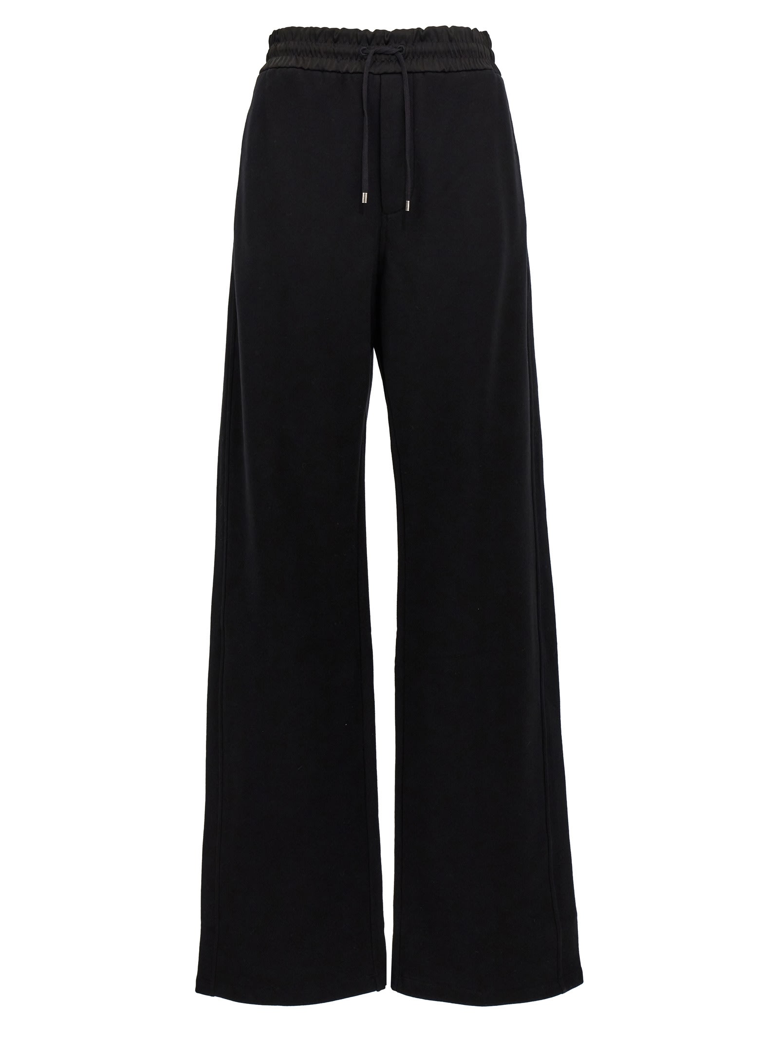 Shop Saint Laurent Molleton Doux Gots Joggers In Black