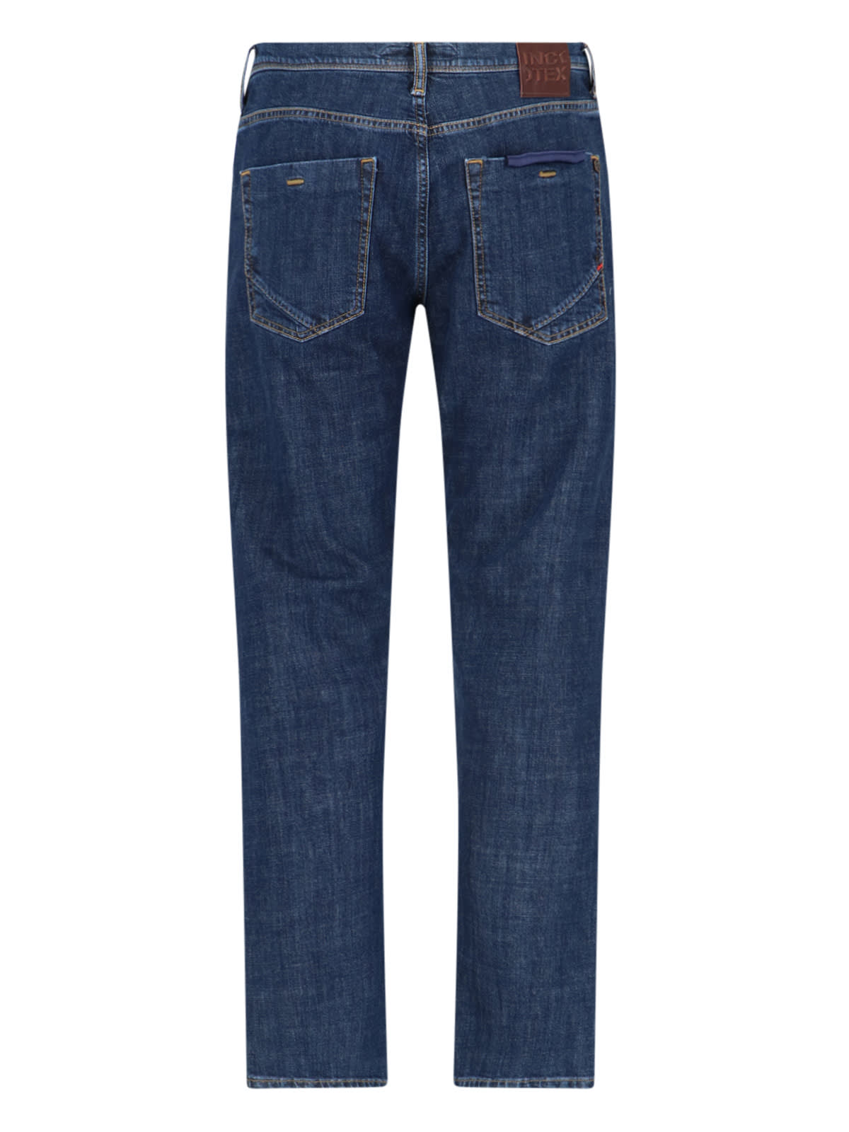 Shop Incotex Slim Jeans In Blue