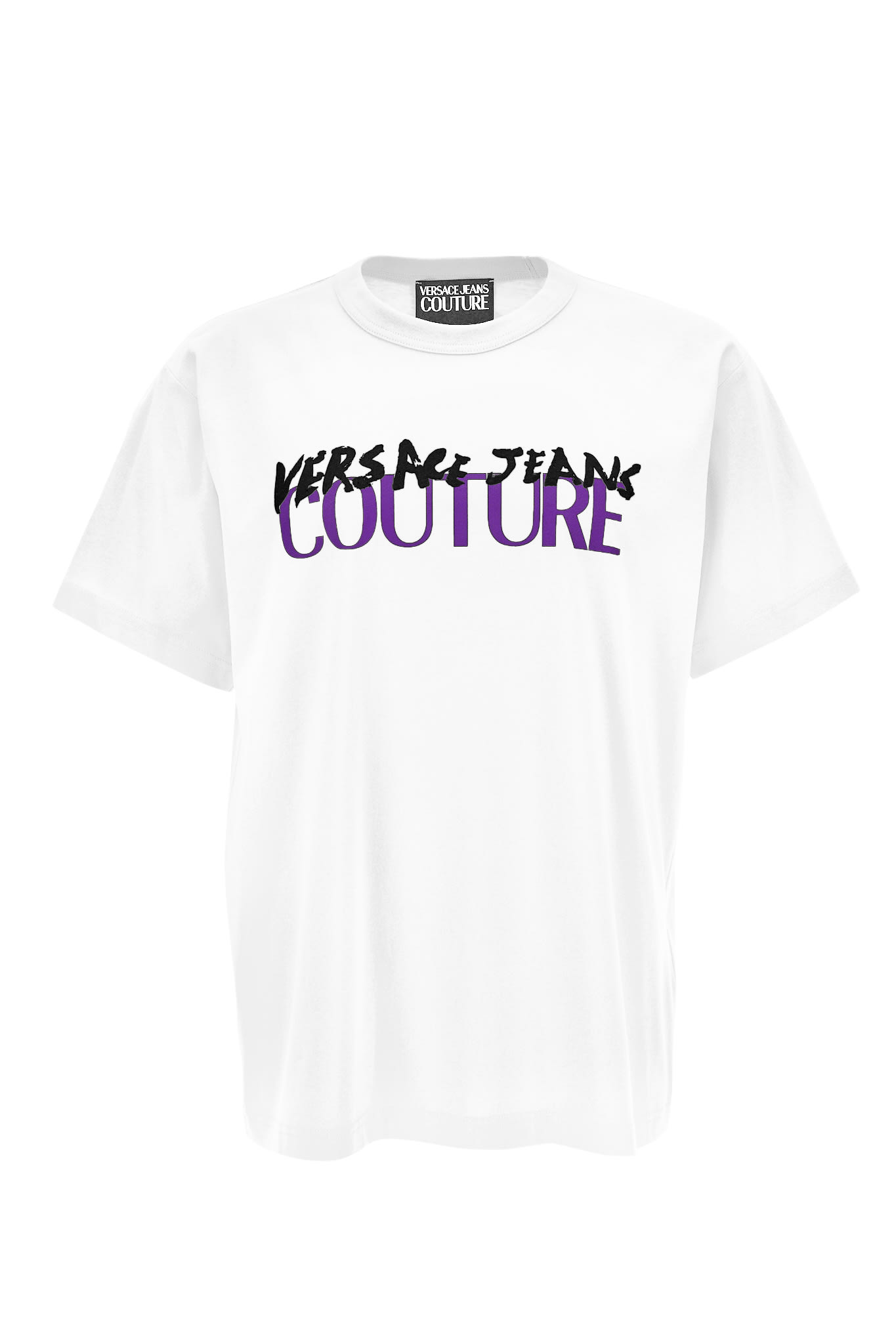 Shop Versace Jeans Couture T-shirt In White