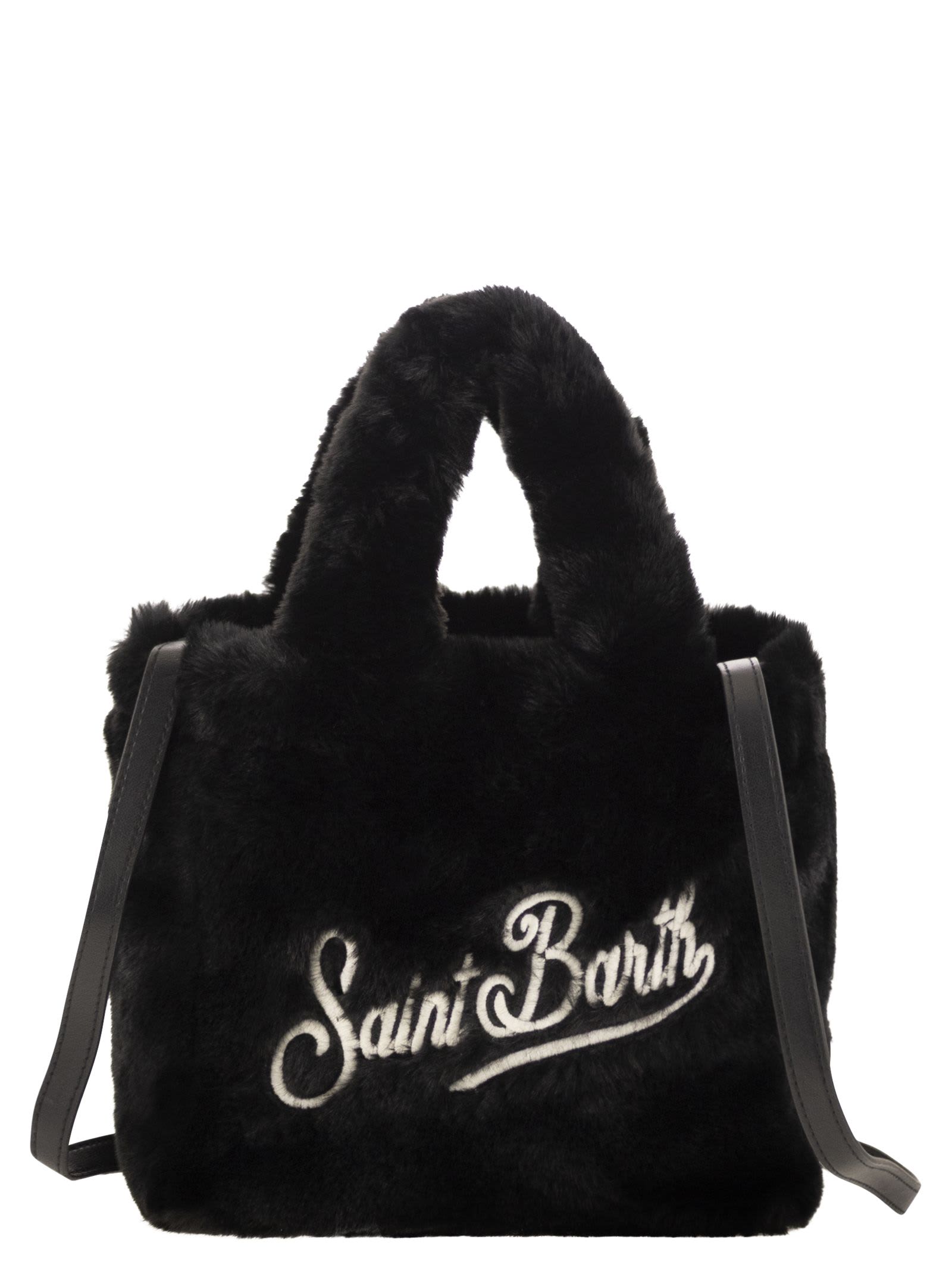 MC2 SAINT BARTH SOFT FUR MINI VANITY BAG