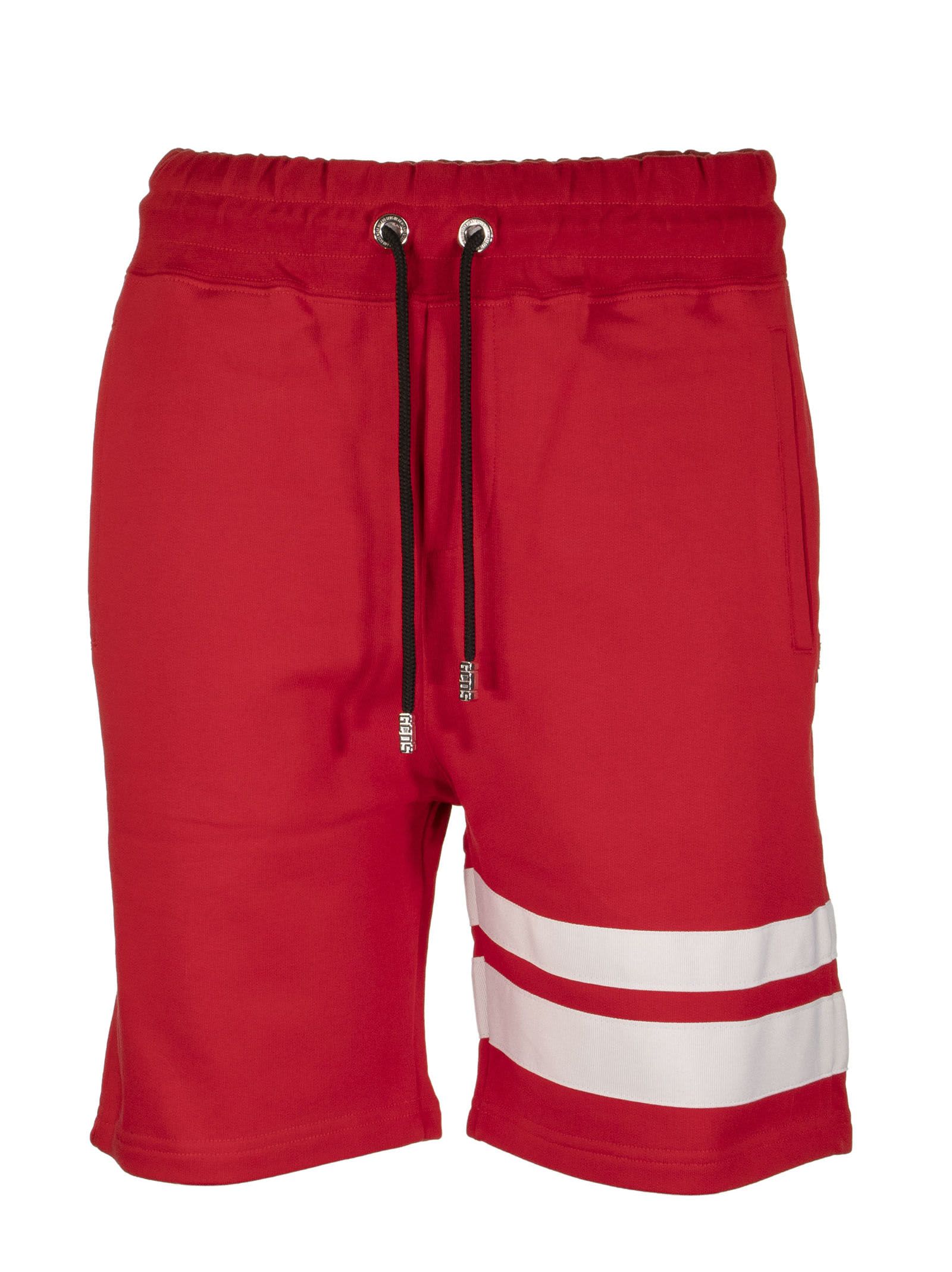 GCDS LOGO SHORTS RED,11291600