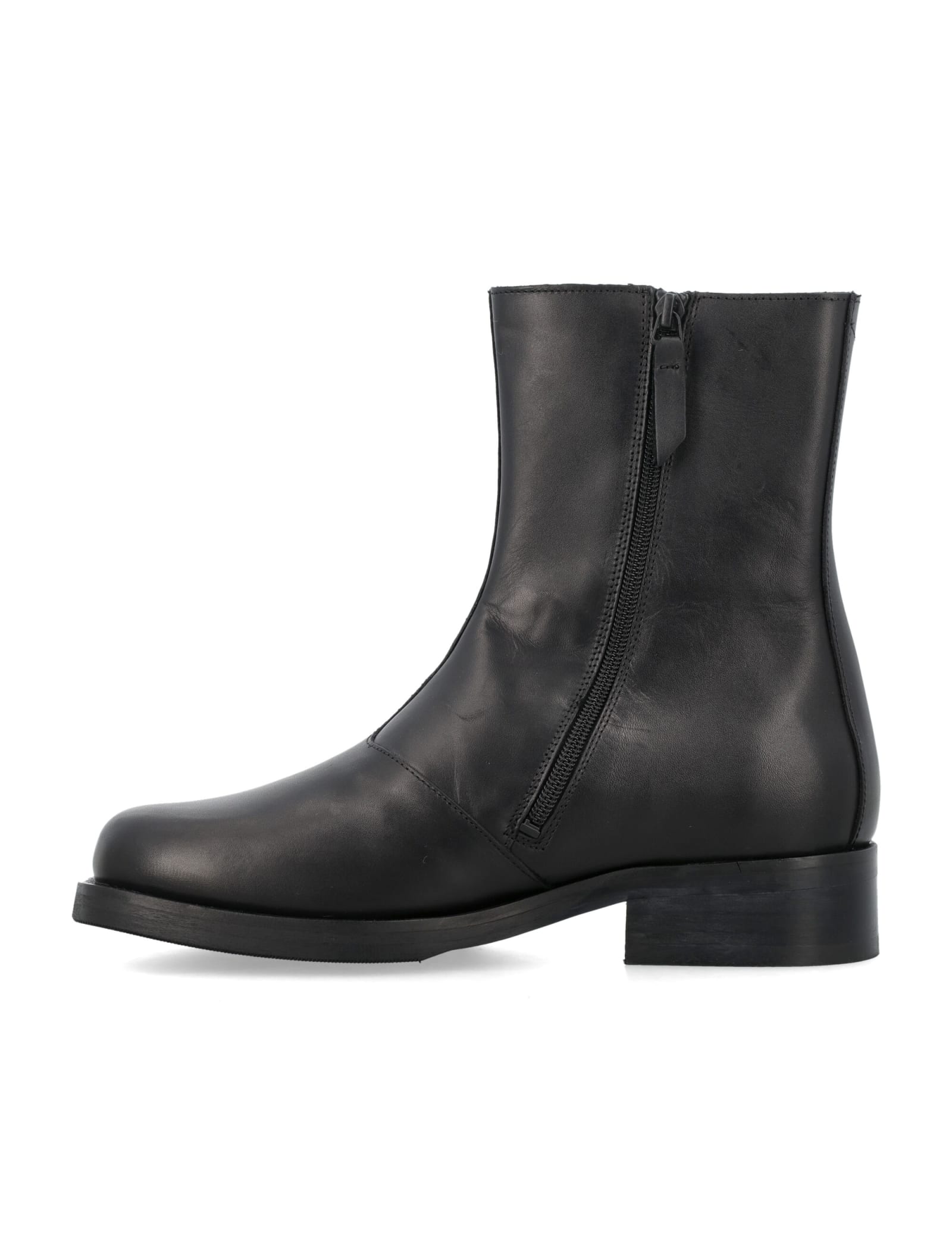 Shop Our Legacy Camion Ankle Boots In Black Leather