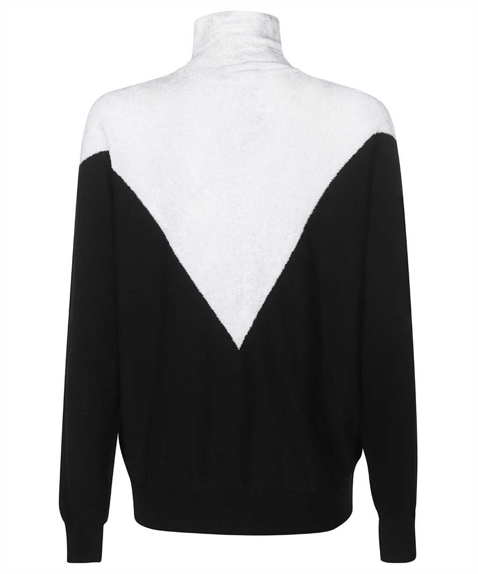 Shop Emporio Armani Turtleneck Sweater In White