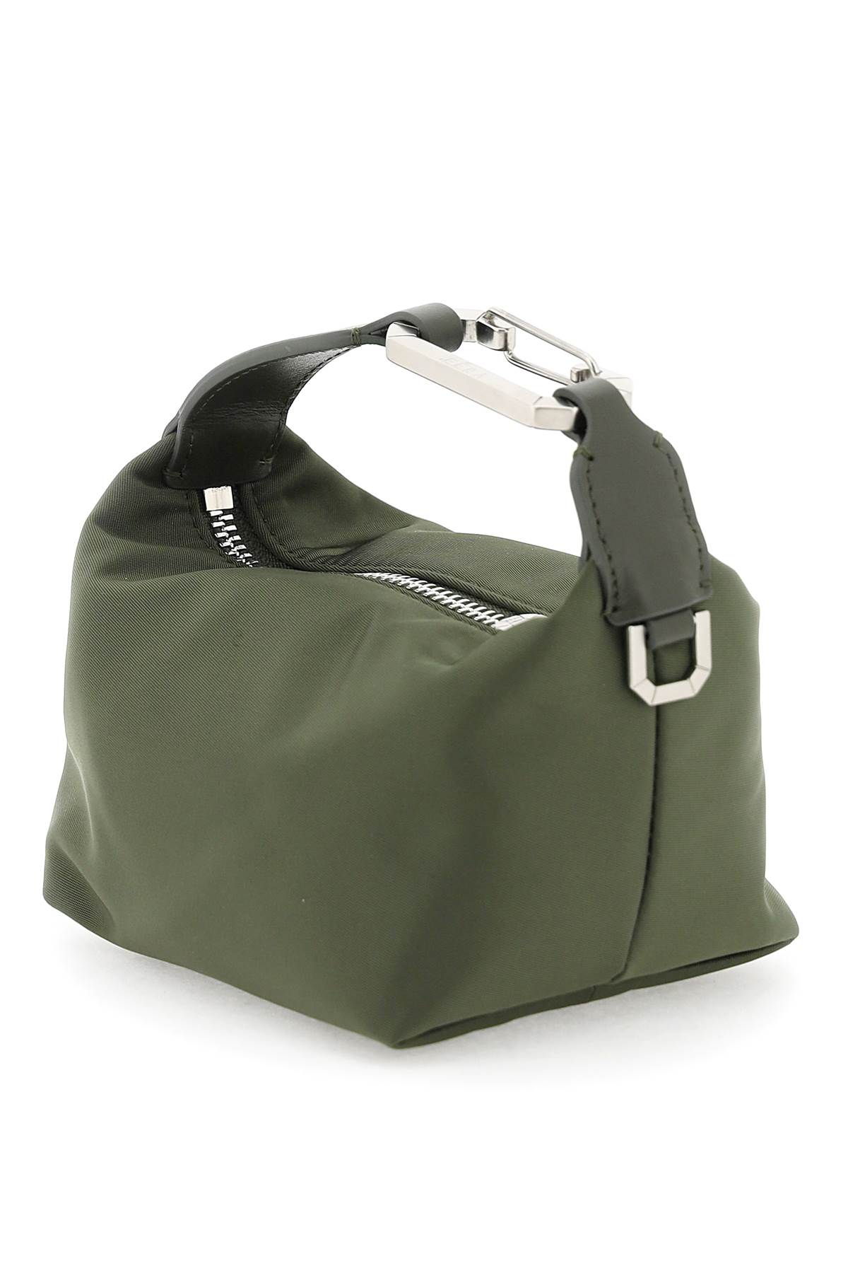 Shop Eéra Nylon Tiny Moonbag In Army Green (green)