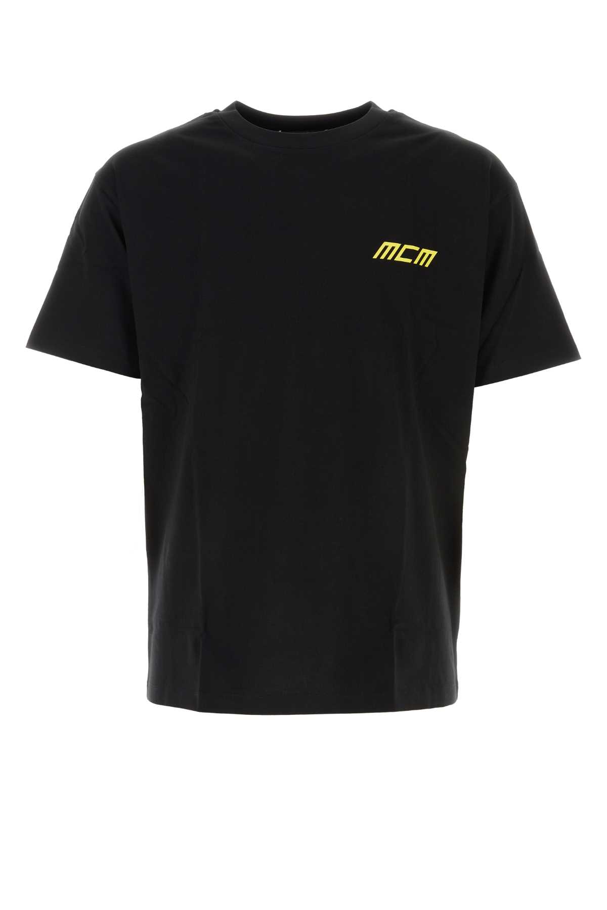 MCM Black Cotton Oversize T-shirt