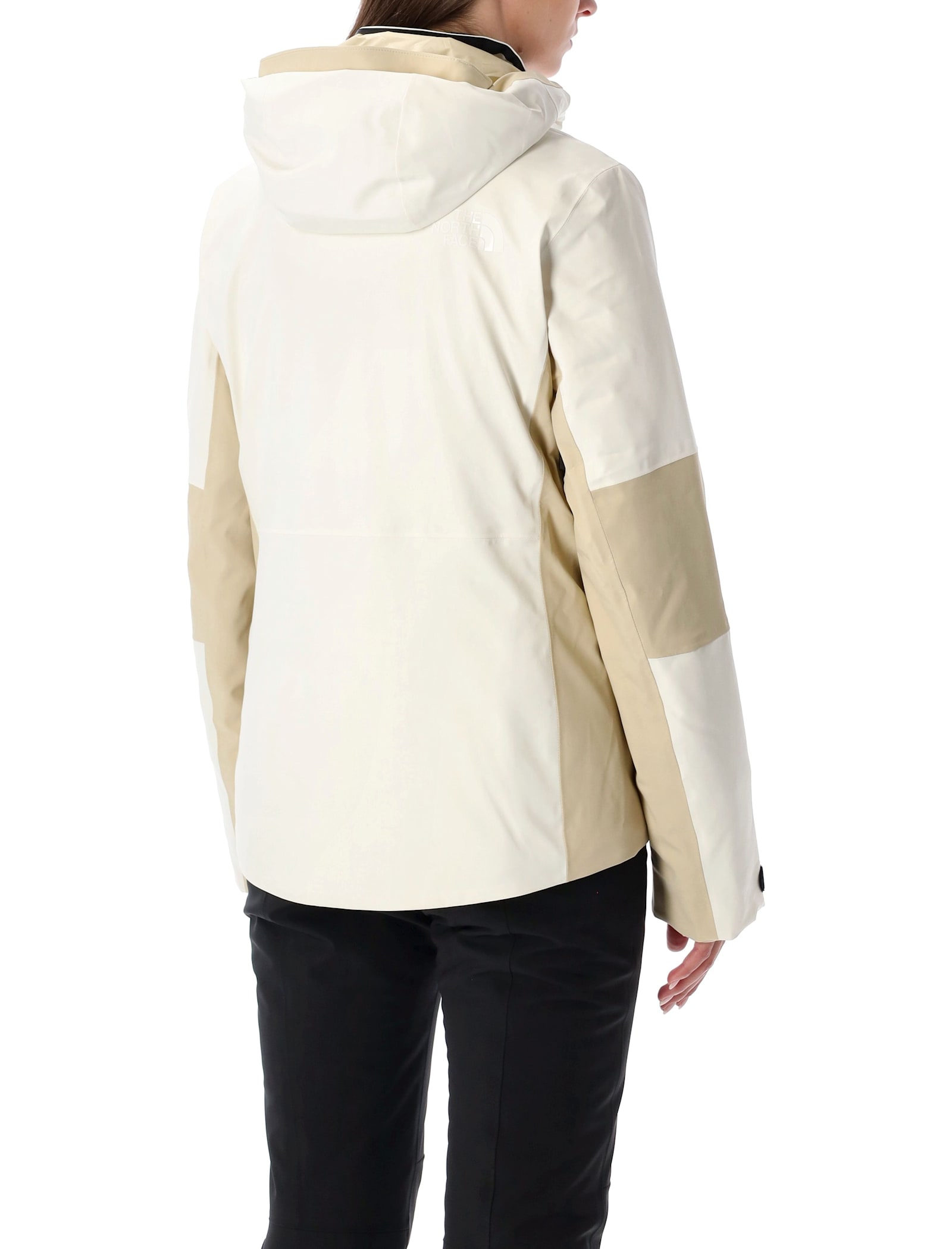 The North Face Lenado Ski Jacket Beige And White In Neutral