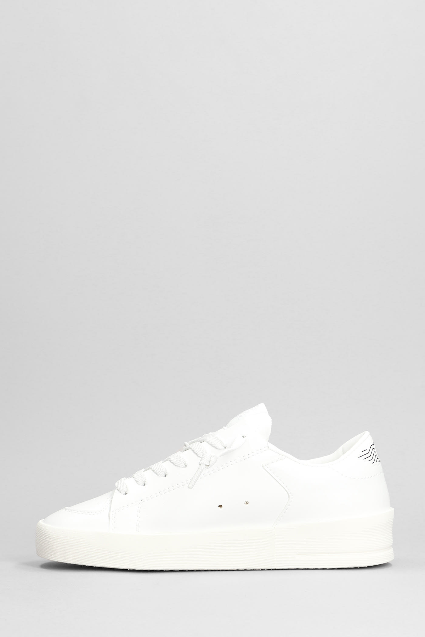 Shop Golden Goose Stardan Sneakers In White Leather