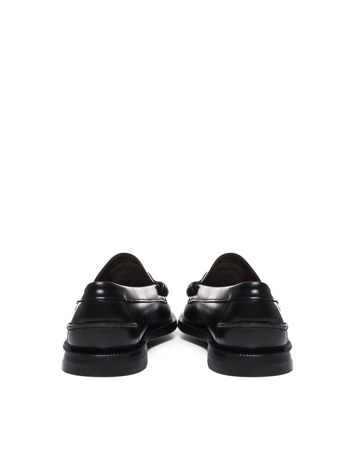 Shop Sebago Classic Dan Loafers In Soft Leather In Black