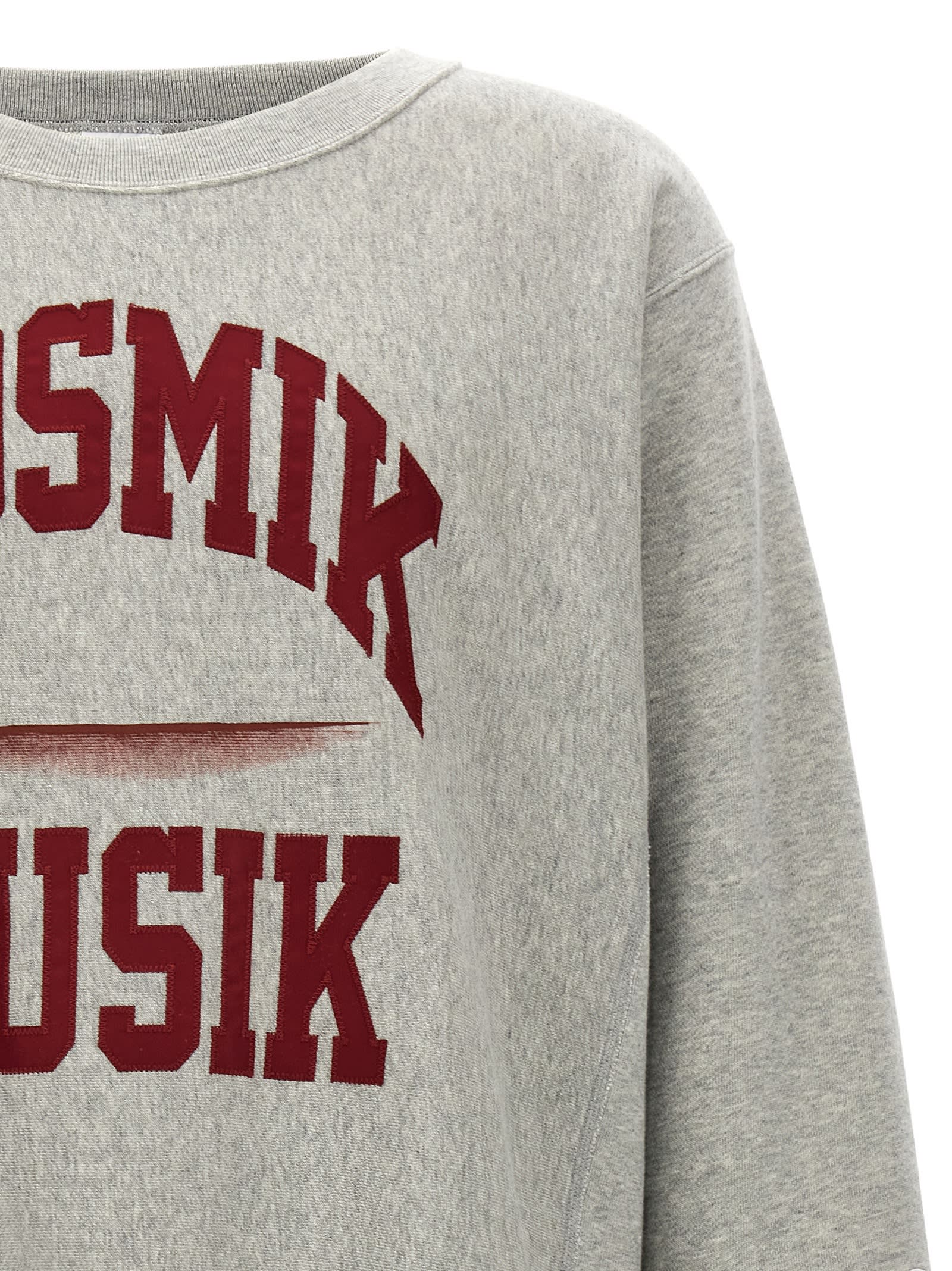 Undercover Champion Collaboration Crew Neck Sweatshirt In Gray