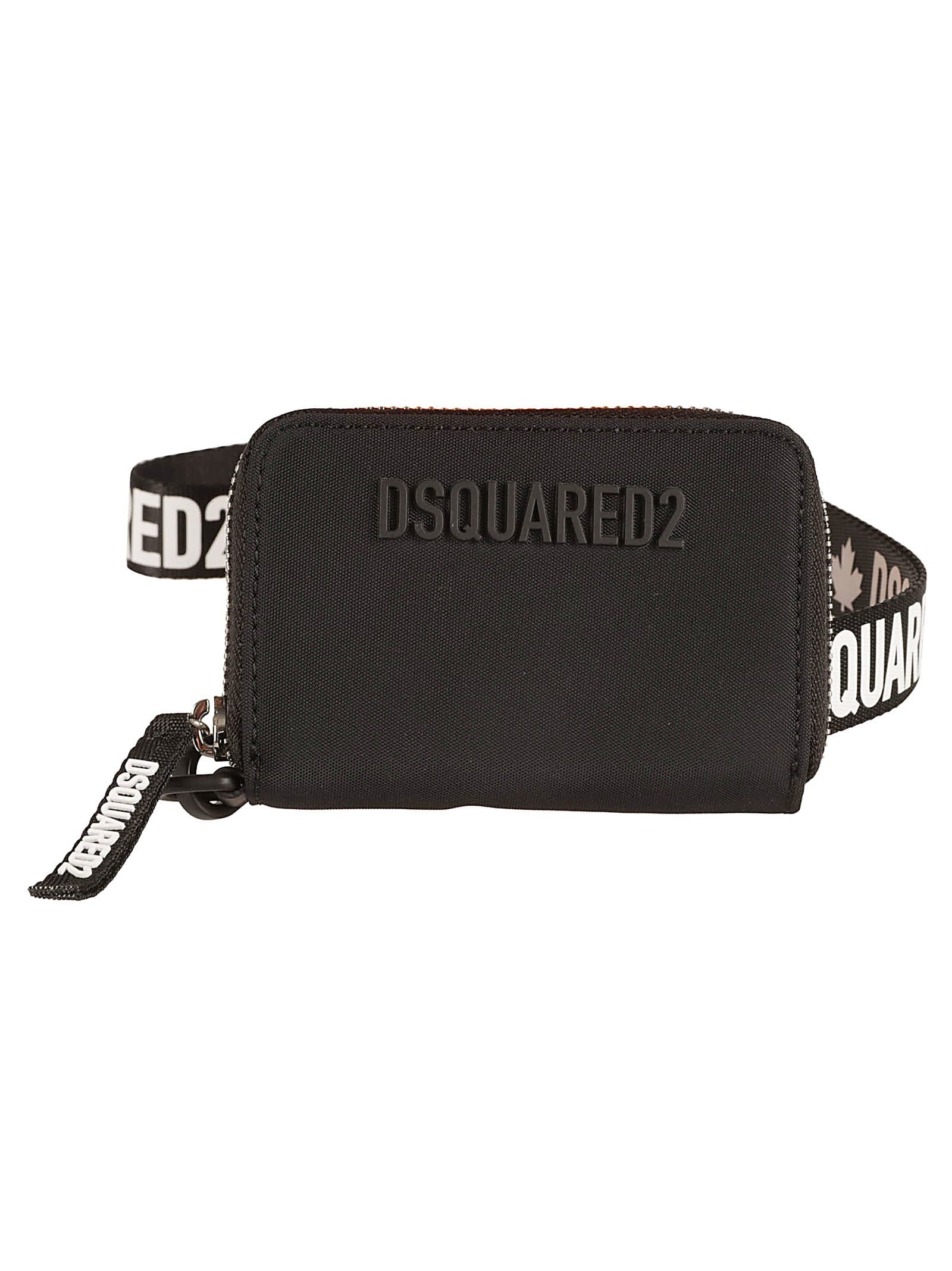 Shop Dsquared2 Urban Neck Wallet In Black