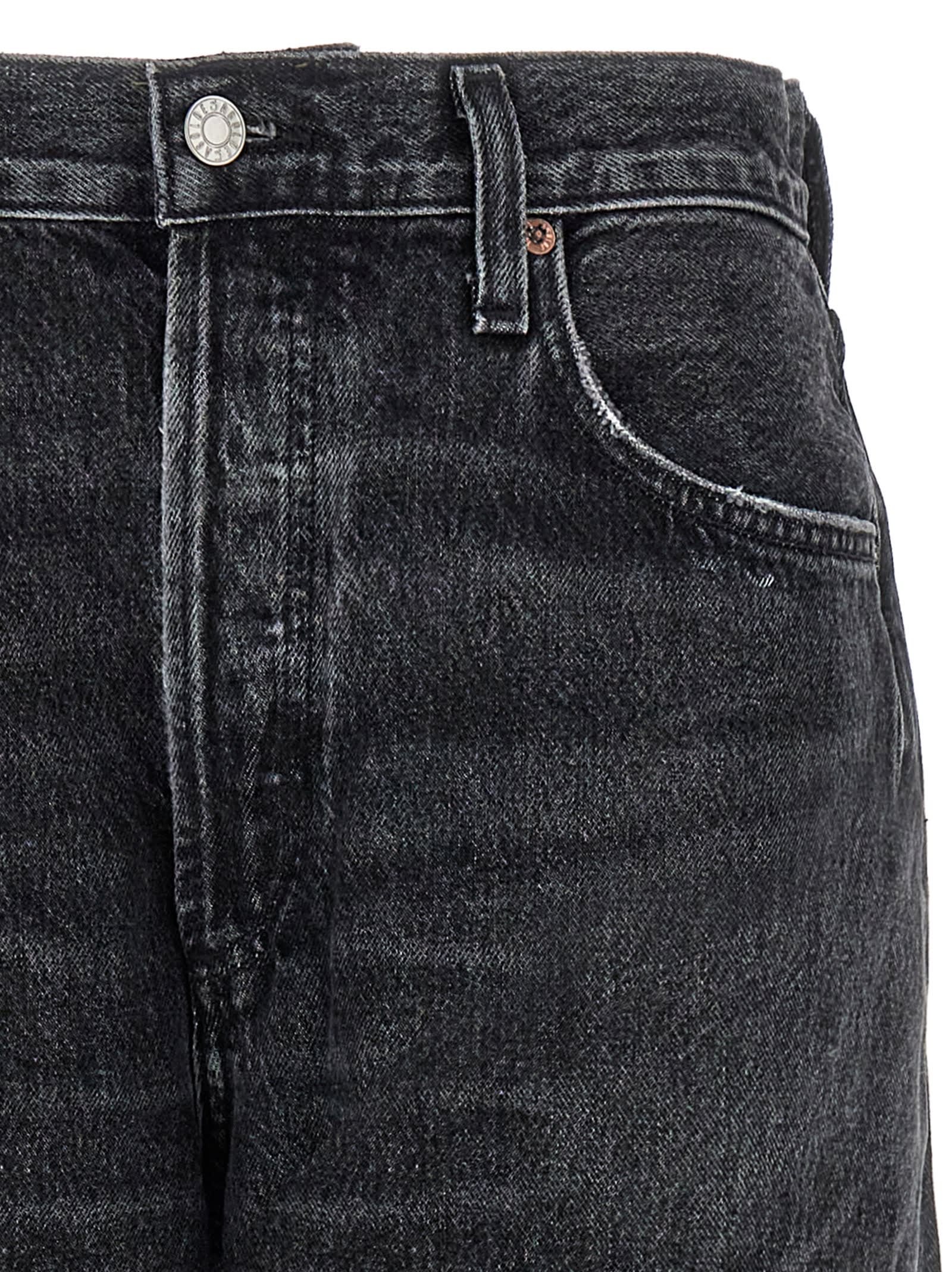 Shop Agolde Low Slung Baggy Jeans In Non Definito