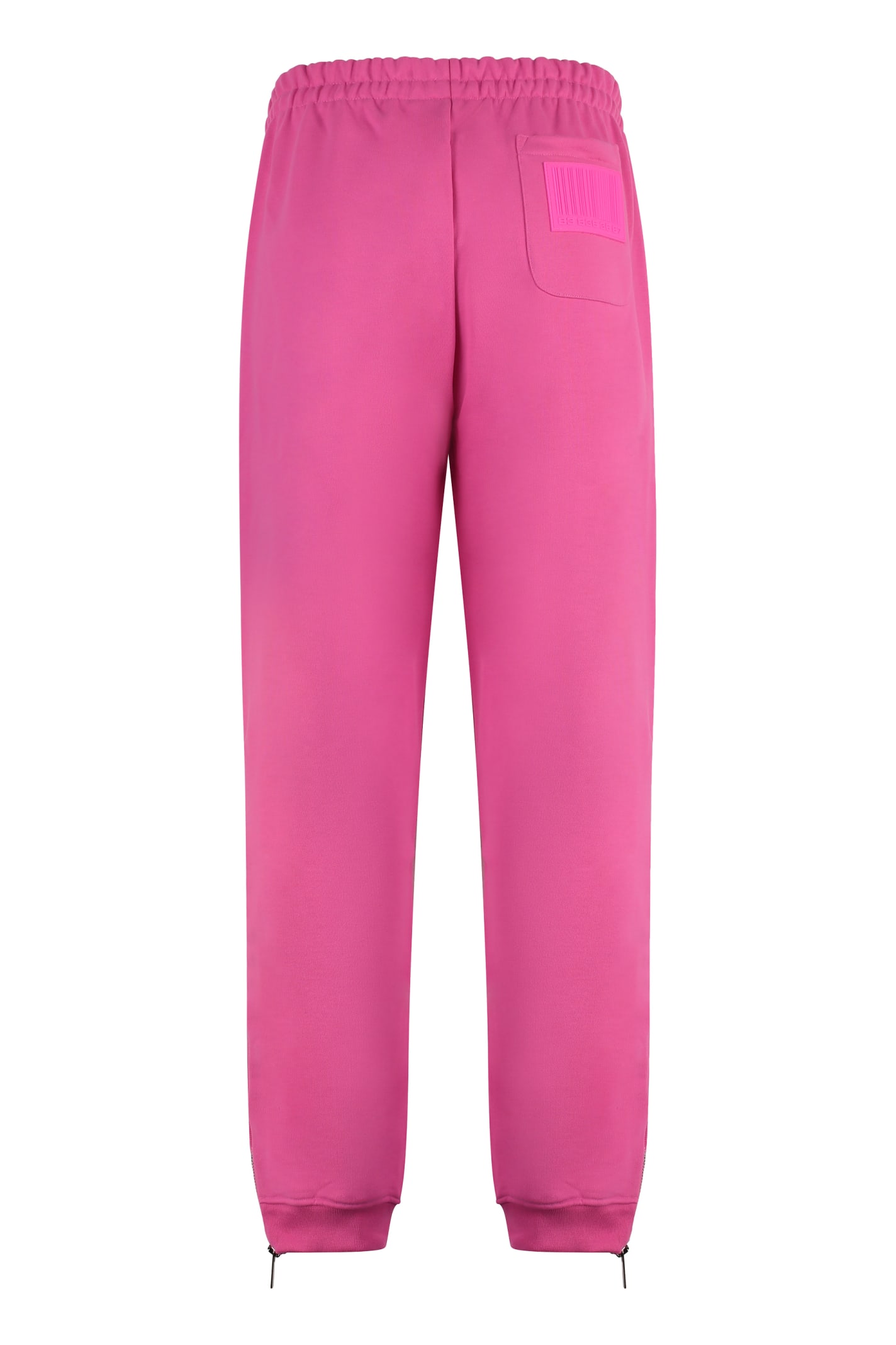 Shop Vetements Logo Detail Track-pants In Fuchsia