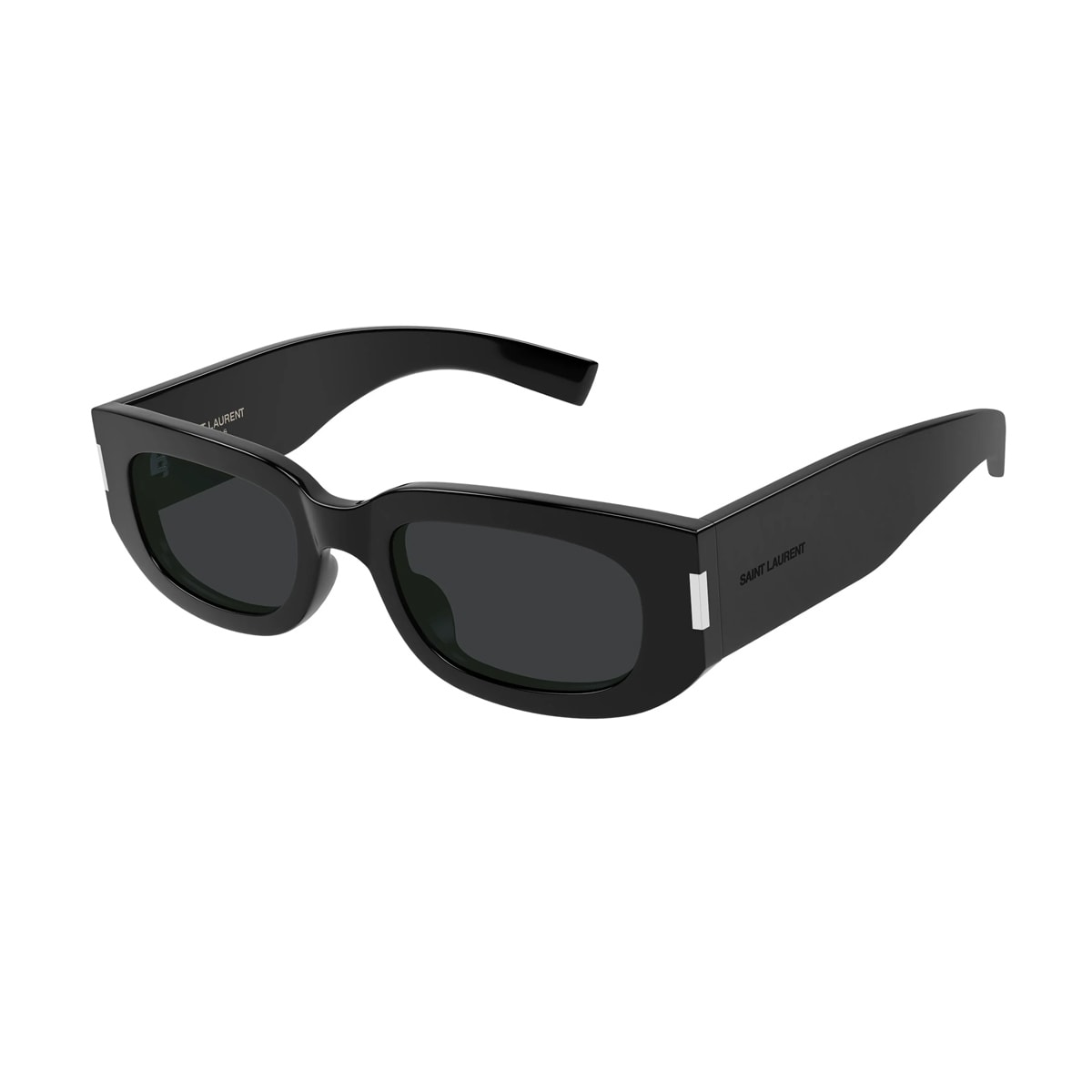 Shop Saint Laurent Sl 697 Linea Classic 001 Black Sunglasses In Nero