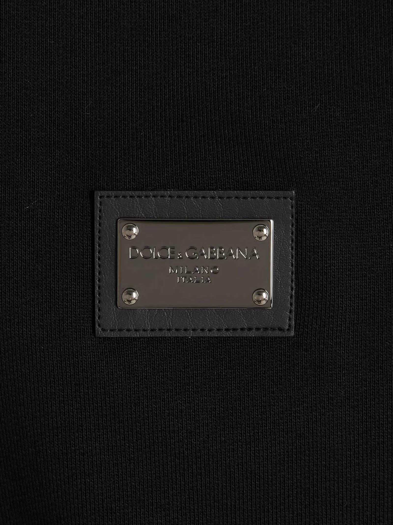 Shop Dolce & Gabbana Dg Essential Sweatshirt In Black