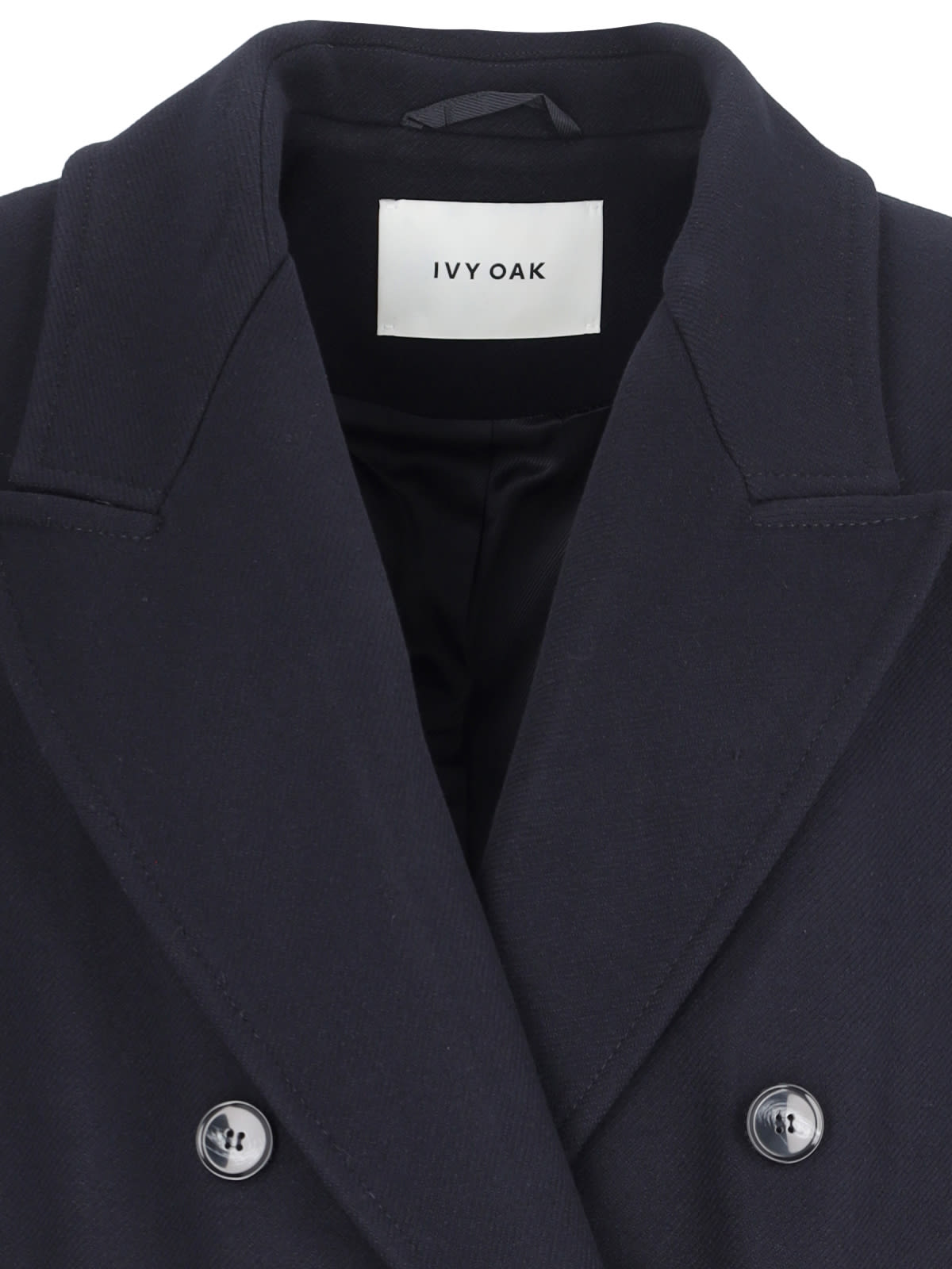 Shop Ivy & Oak Clemence Double-breasted Coat In Blue