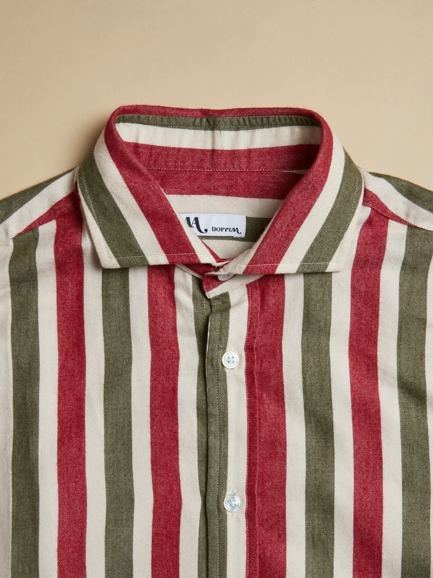 Shop Doppiaa Aalassio Striped Shirt