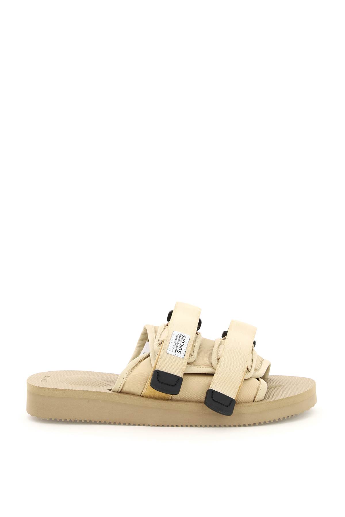Suicoke Moto-cab Touch-strap Sandals In Beige (beige)