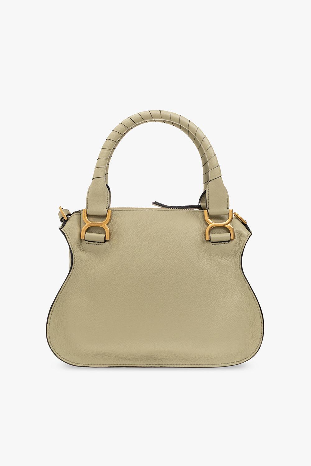 Chloé Marcie Double Small Shoulder Bag In Faded Green | ModeSens