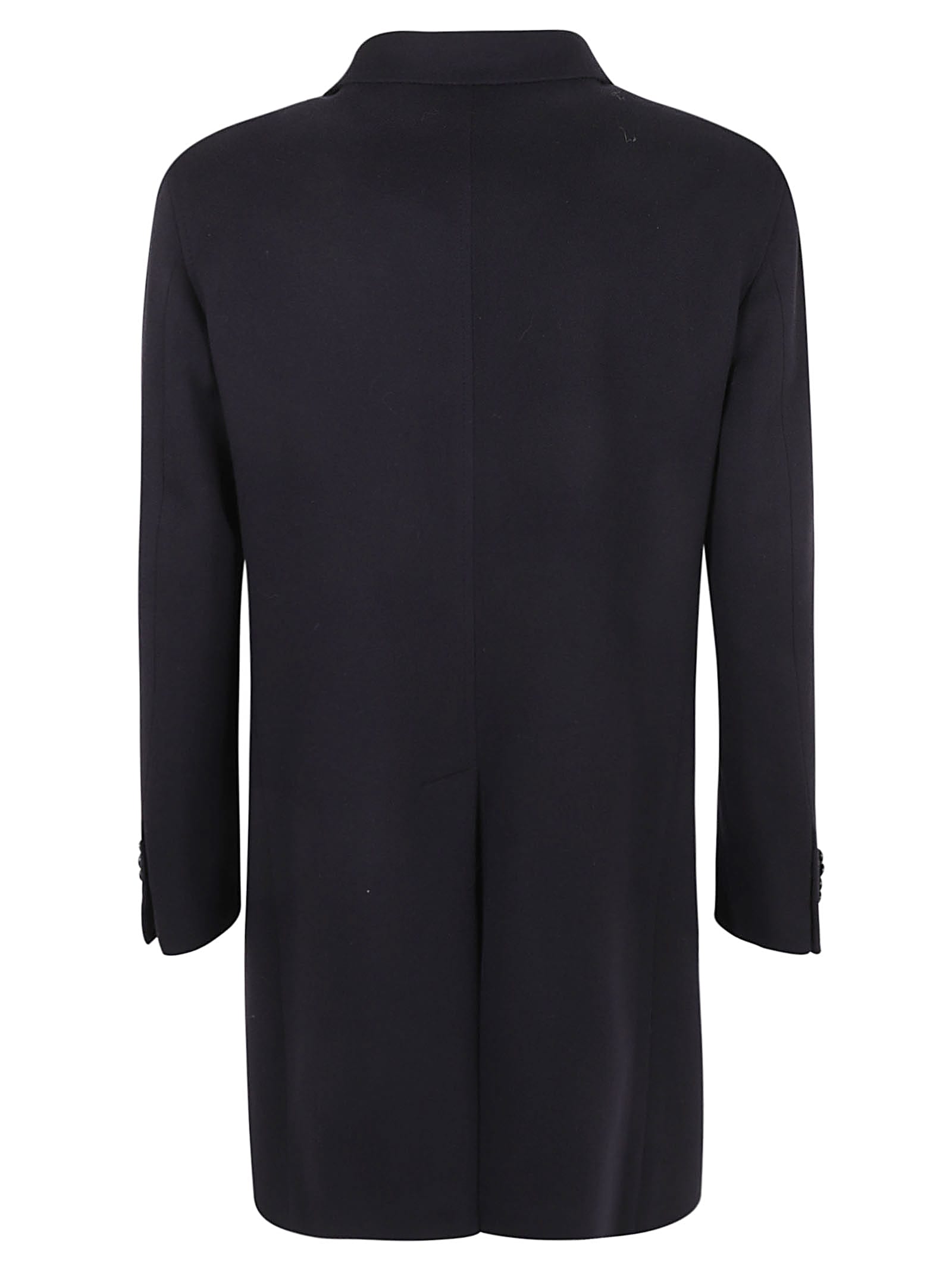 Shop Tagliatore Three-button Coat In Blue