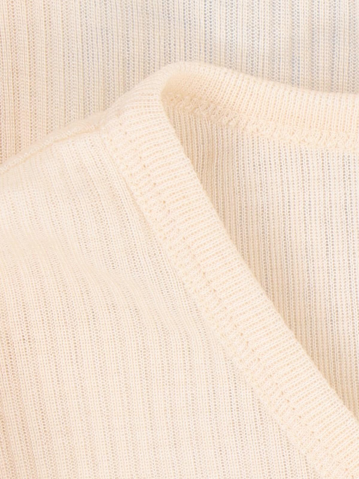 Shop Lemaire Ribbed Top In Light Powder