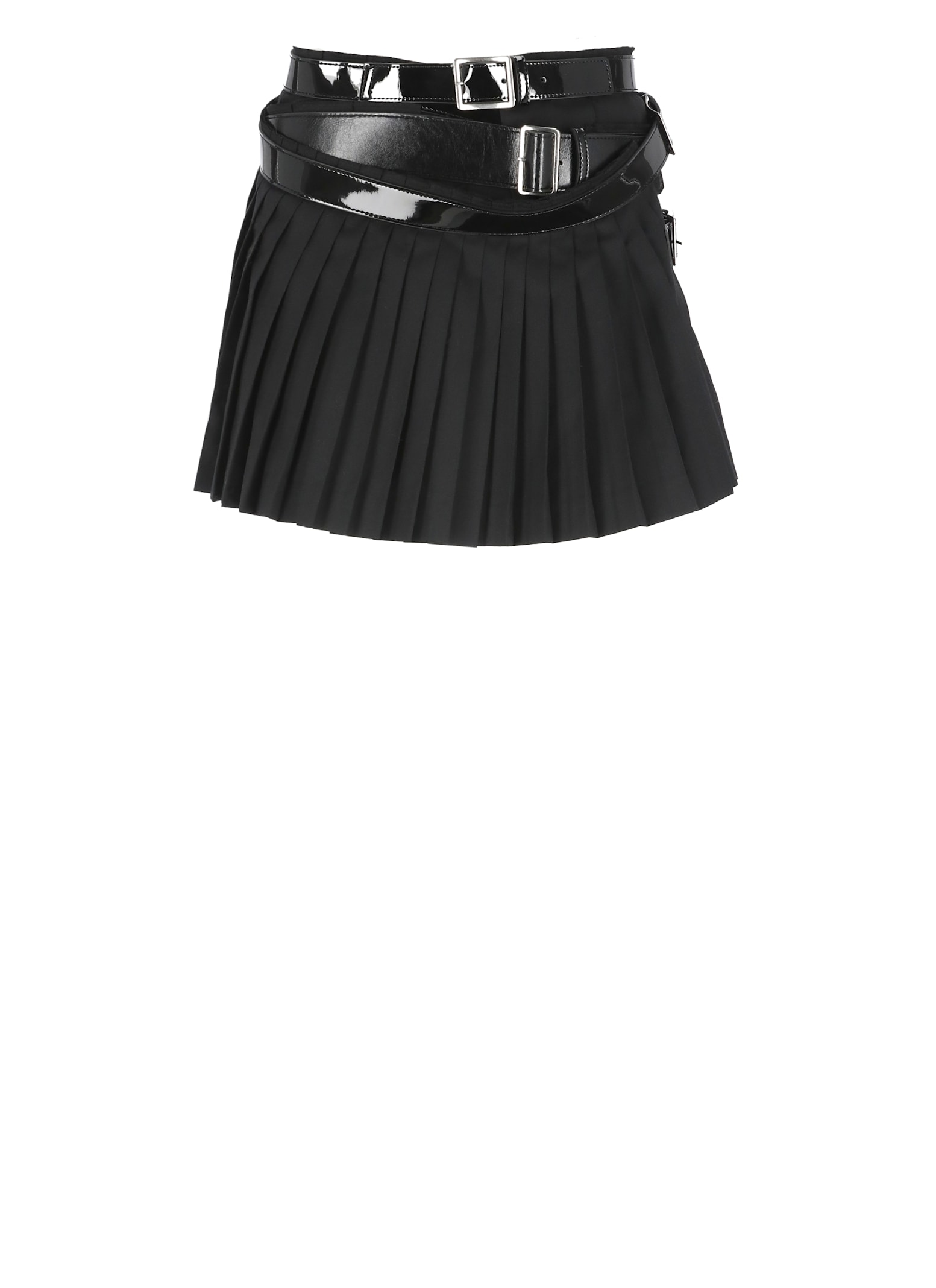 Junya Watanabe Wool Blend Skirt In Black