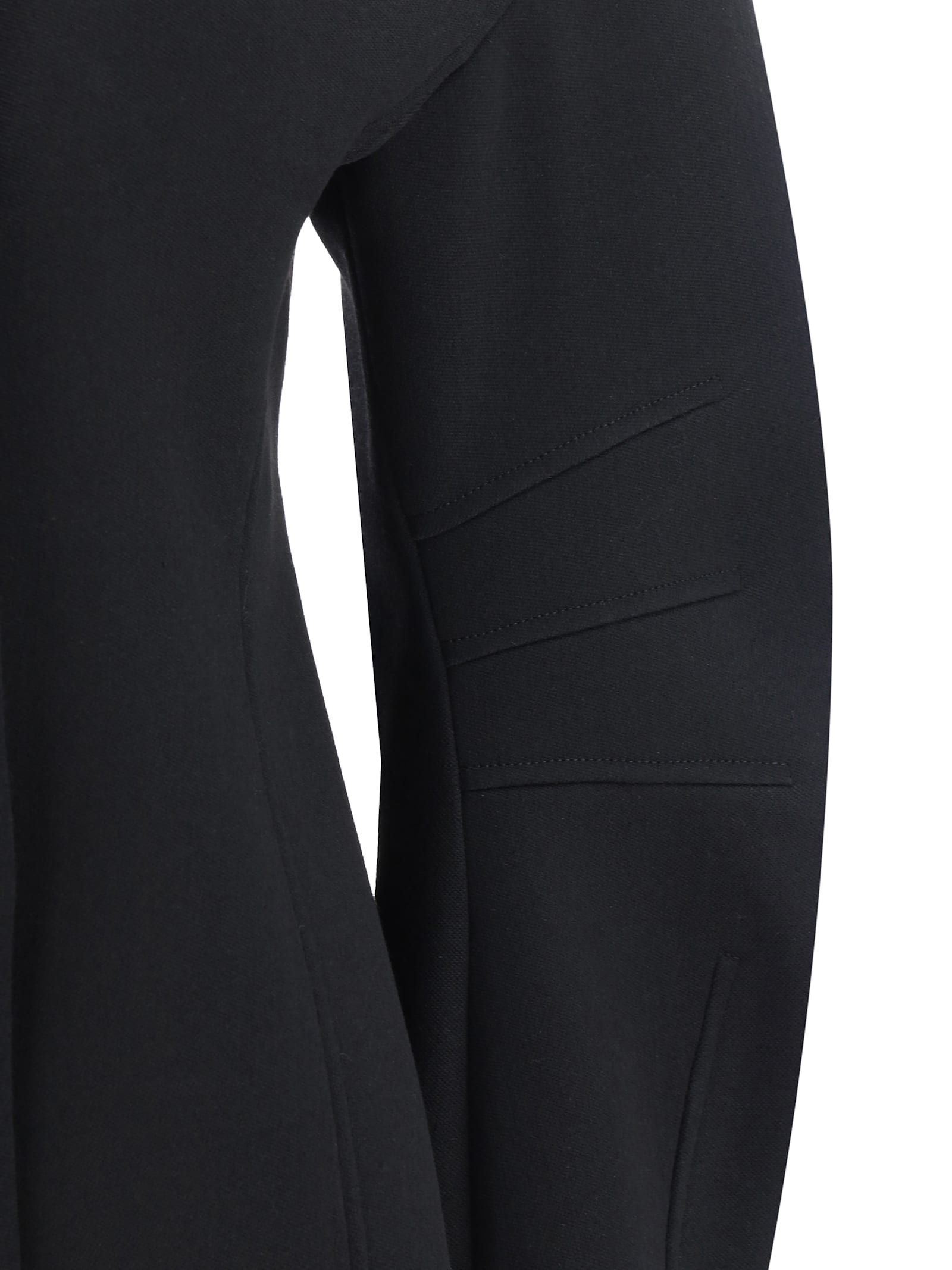 Jil Sander V-neck Wool Wrap Jacket In Black