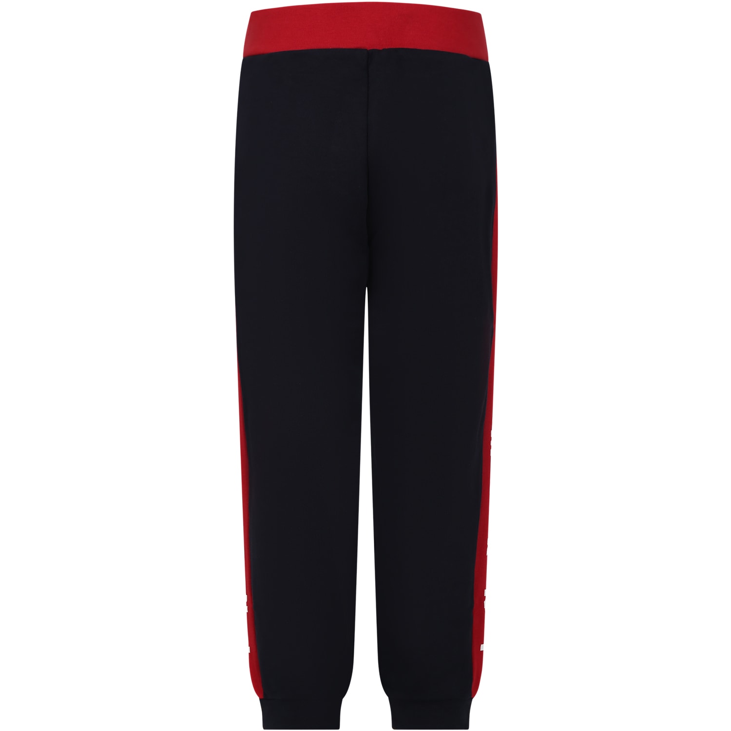 Shop Marni Blue Tracksuit Trousers With Logo For Kids