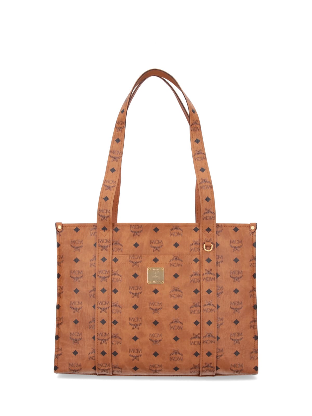 Mcm Aren Large Tote Bag In Brown
