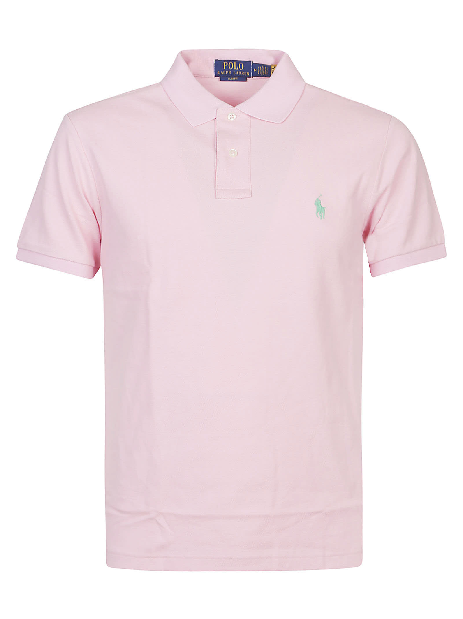Polo Ralph Lauren Short Sleeve Polo Shirt In Garden Pink