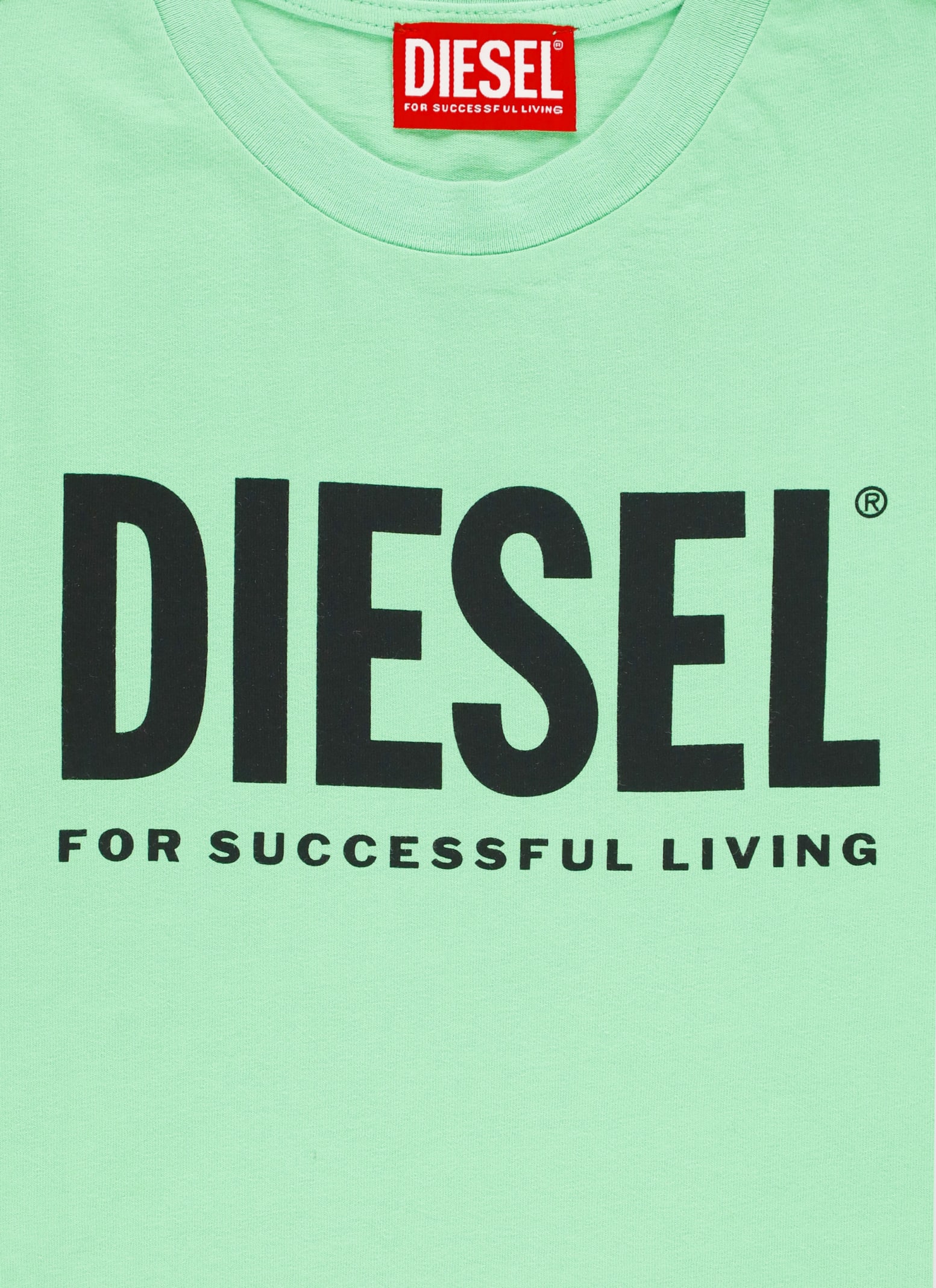 Shop Diesel Tnuci T-shirt In Green