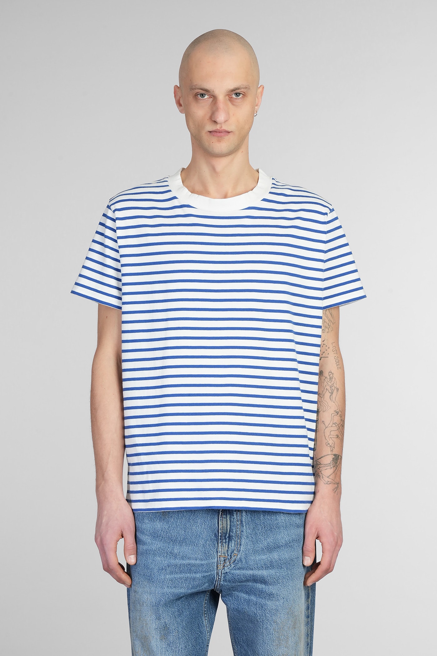 T-shirt In White Cotton