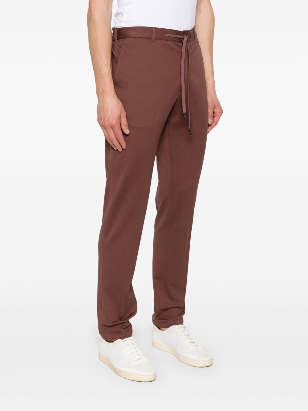 Circolo 1901 Cotton Trousers In Brown