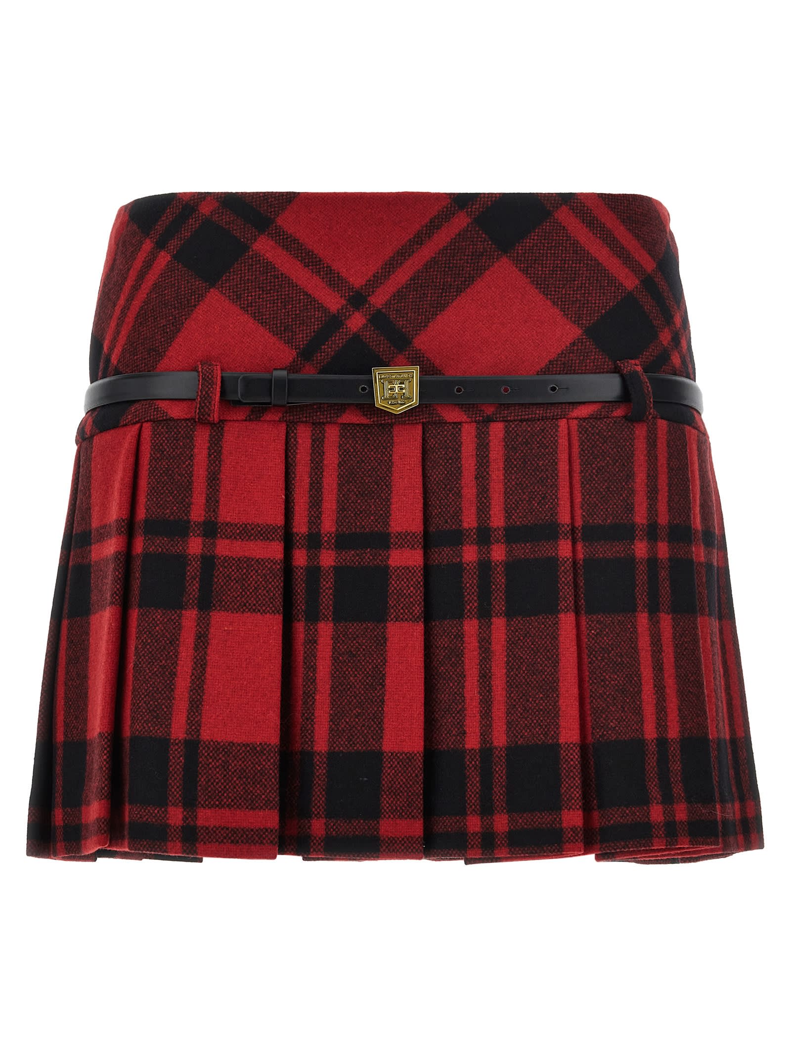 Tartan Belt Skirt