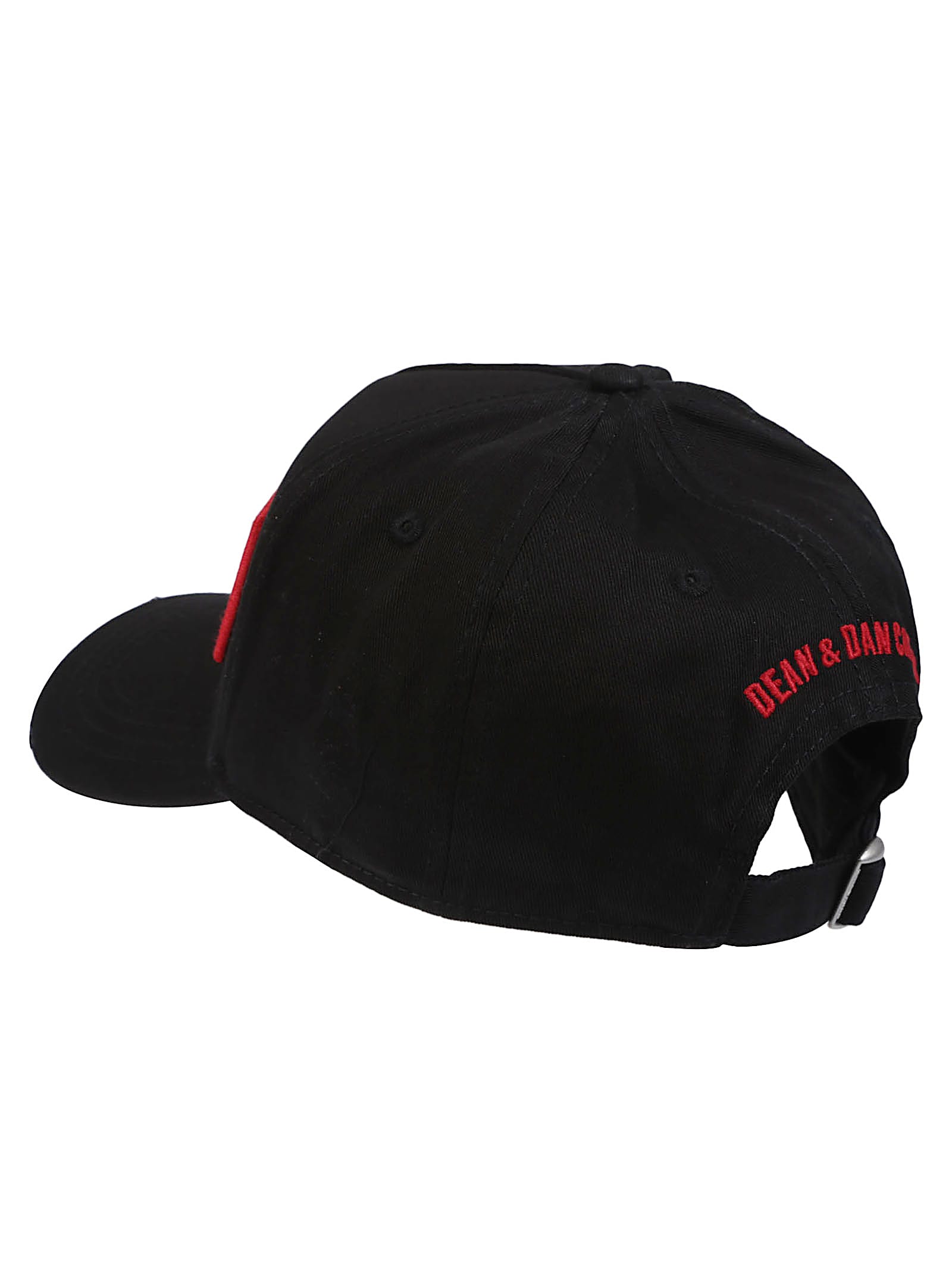 Dsquared2 Logo Patch Baseball Cap In Black