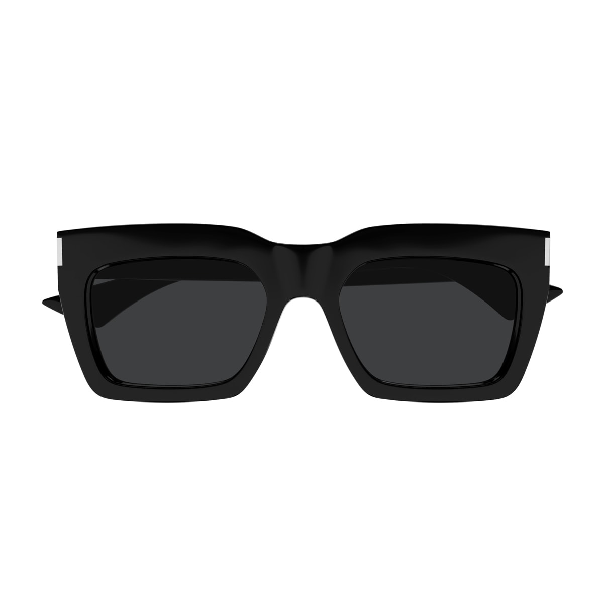 Shop Saint Laurent Sl 810 Linea Corner Angle 001 Black Sunglasses